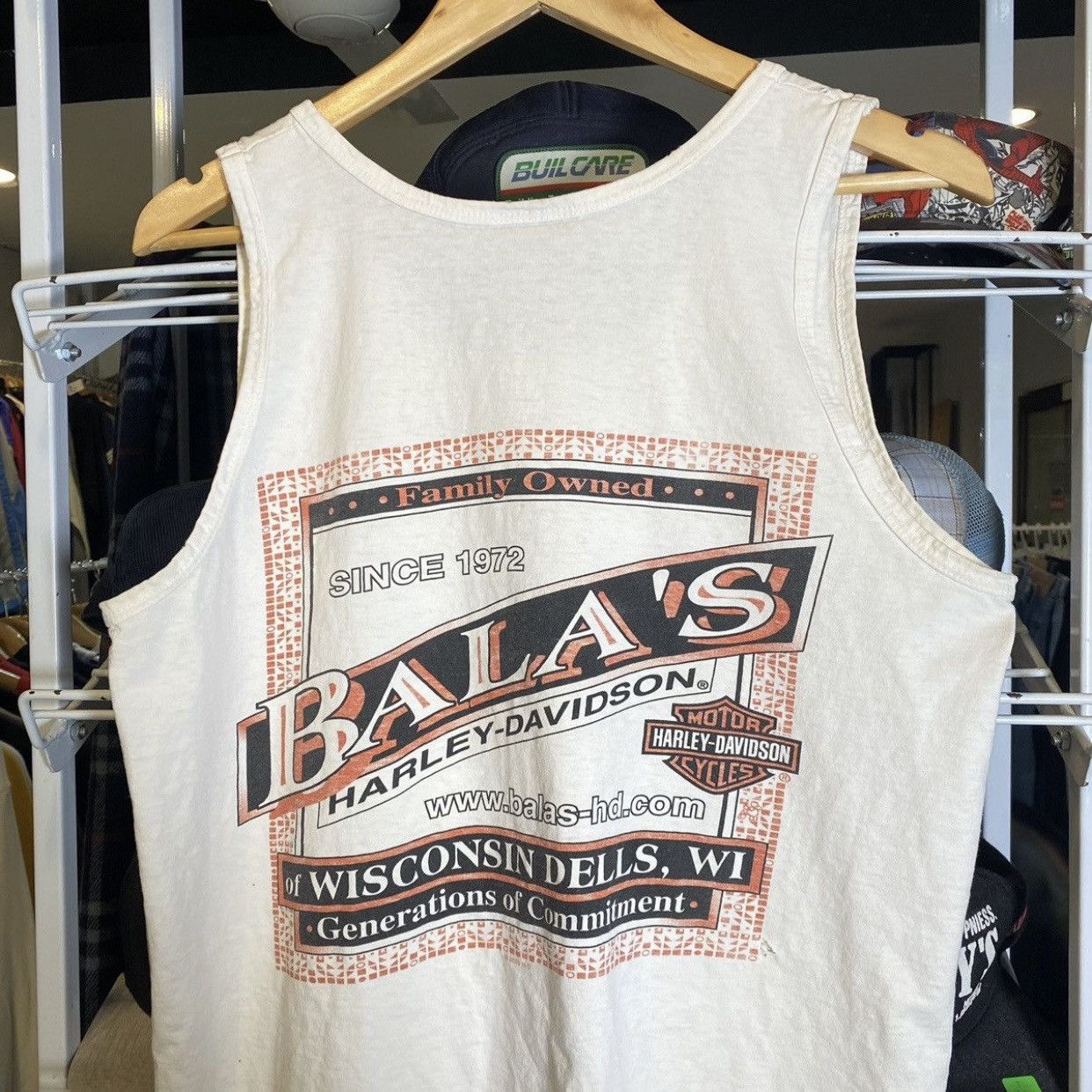 Harley Davidson Vintage 90s Harley Davidson flaming eagle tank top Size US M / EU 48-50 / 2 - 6 Thumbnail