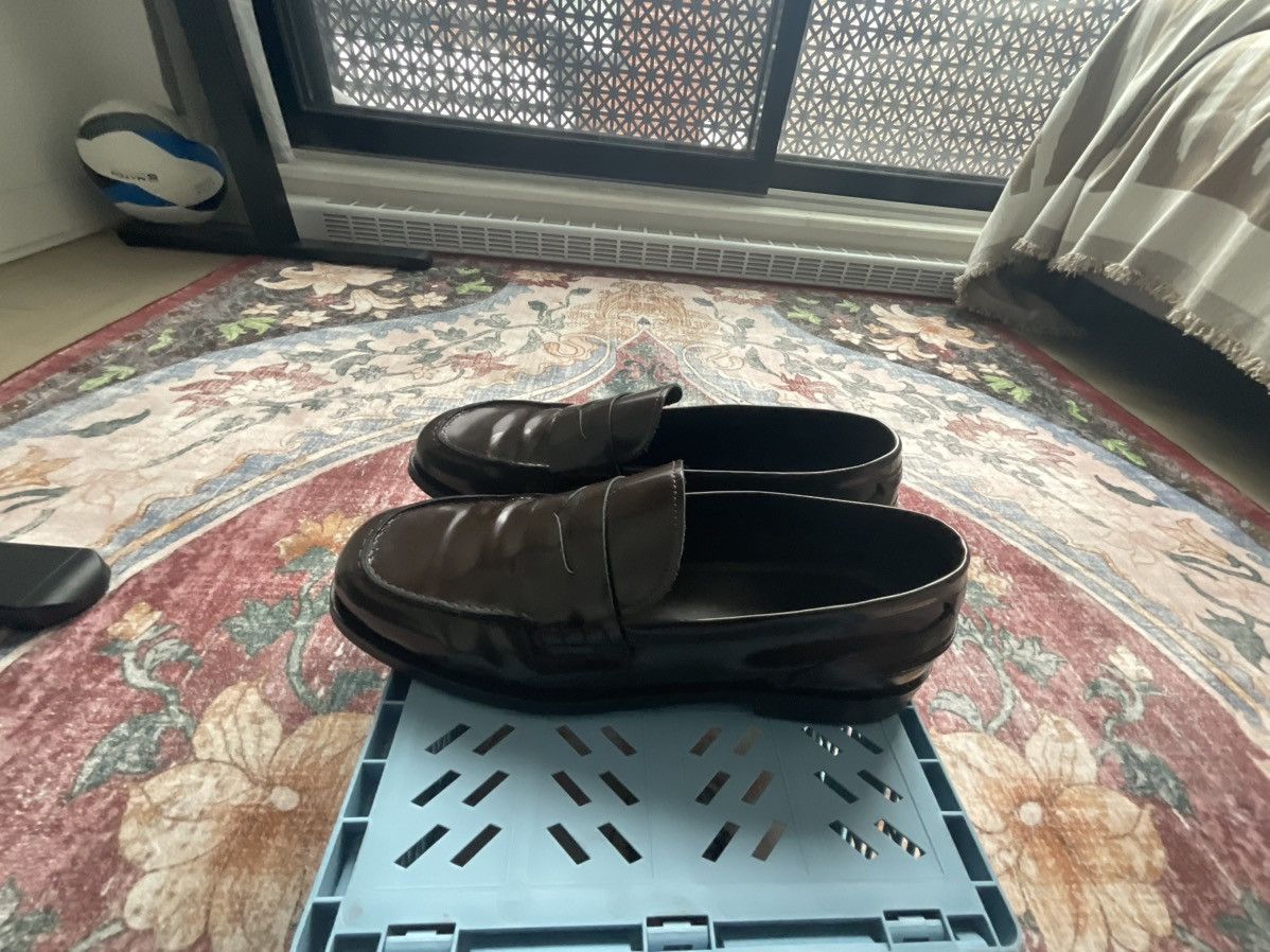 Gant Gant burgundy leather loafers Size US 10.5 / EU 43-44 - 2 Thumbnail