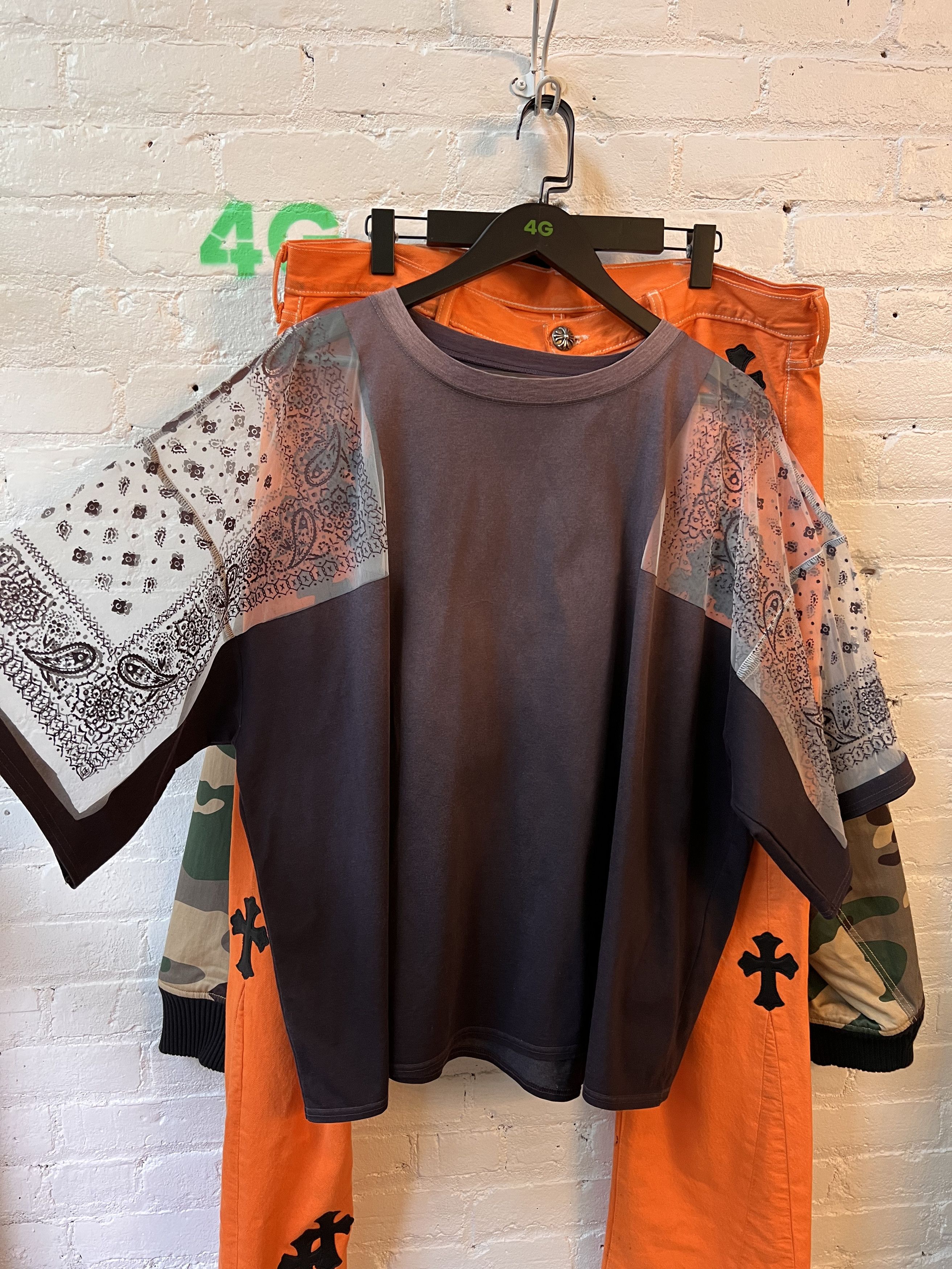 Kapital Kapital Sheer Bandana Shirt 4G SELLER Size US S / EU 44-46 / 1 - 4 Thumbnail