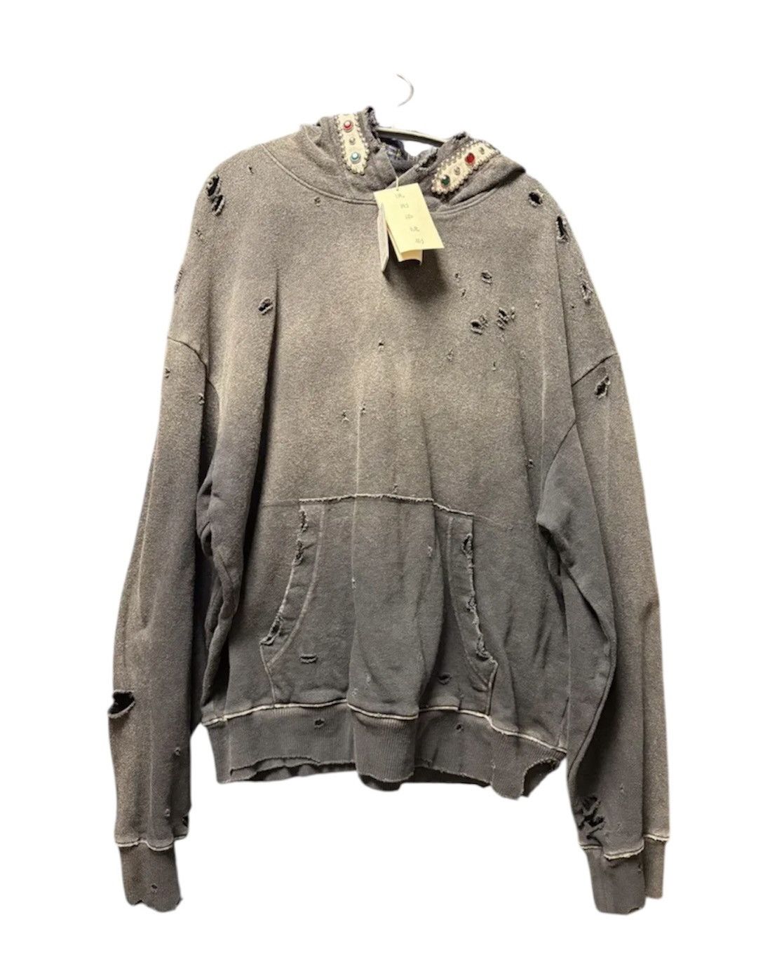 Kapital Gemstone Distressed Hoodie