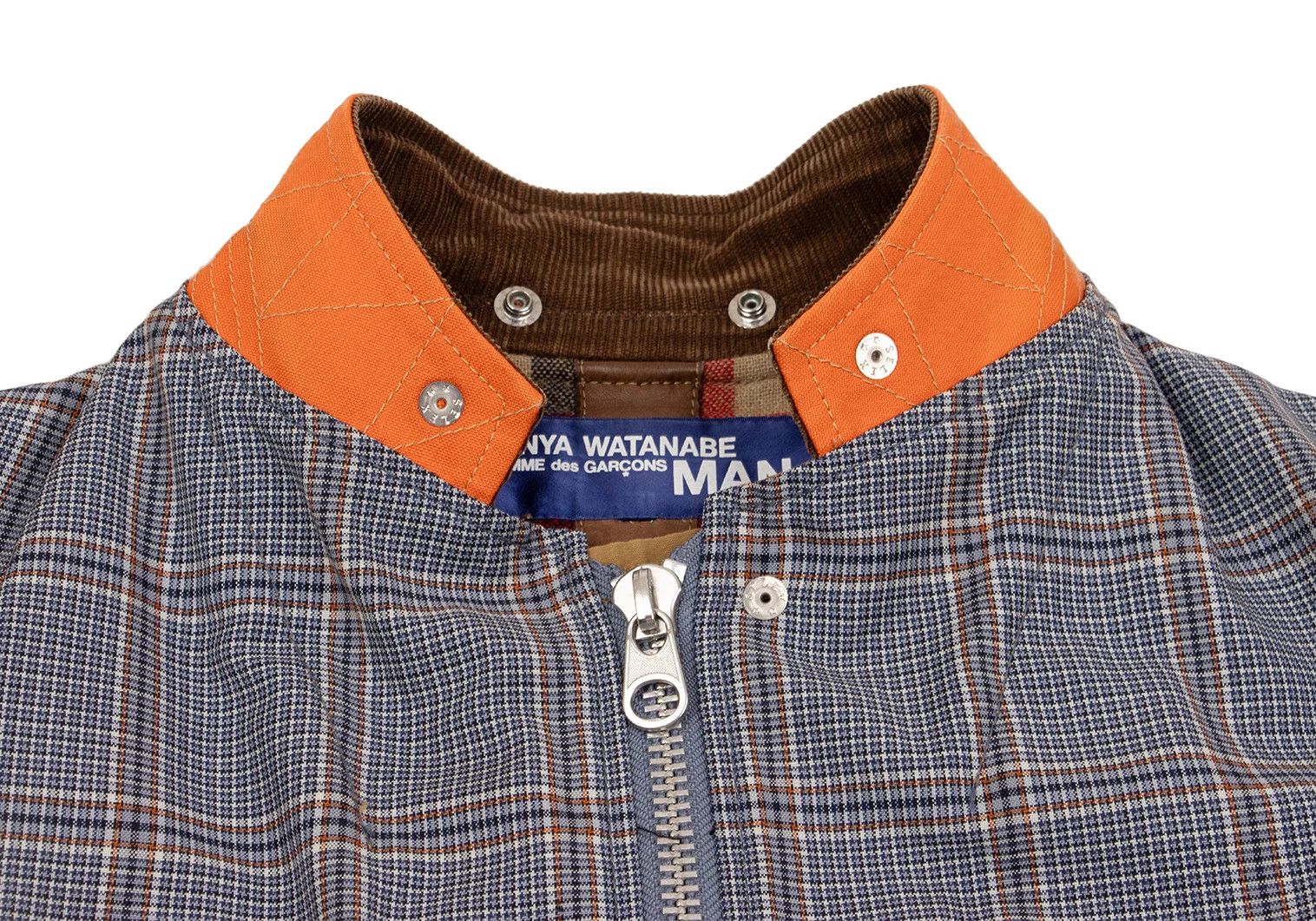 Junya Watanabe Reversible 2-Way Jacket Blouson in Blue and Brown, Size XS Size US XS / EU 42 / 0 - 3 Thumbnail