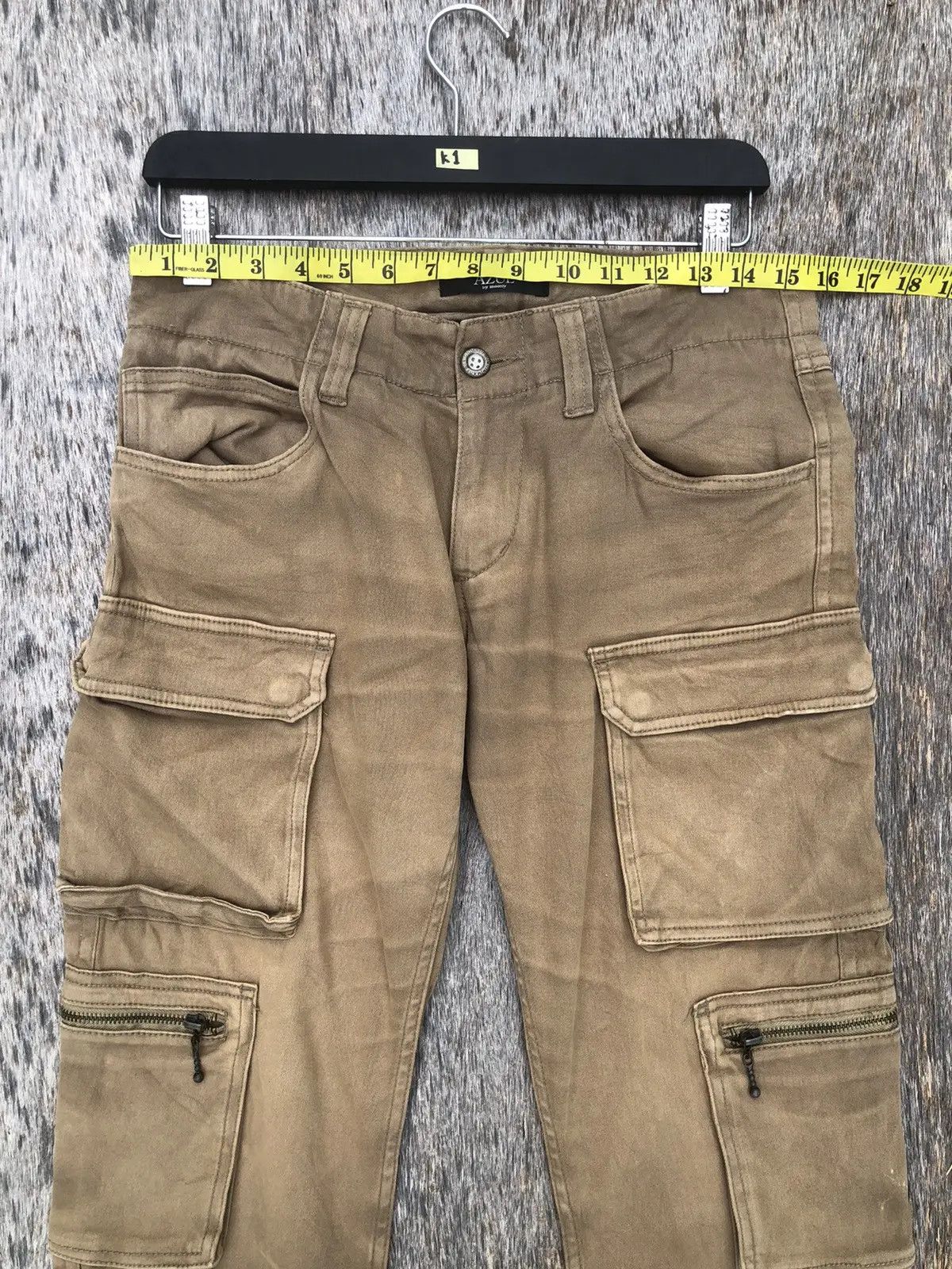 Japanese Brand × Vintage Vintage Japanese Cargo Pants 9 Pocket Tactical Cargo Size US 30 / EU 46 - 2 Thumbnail