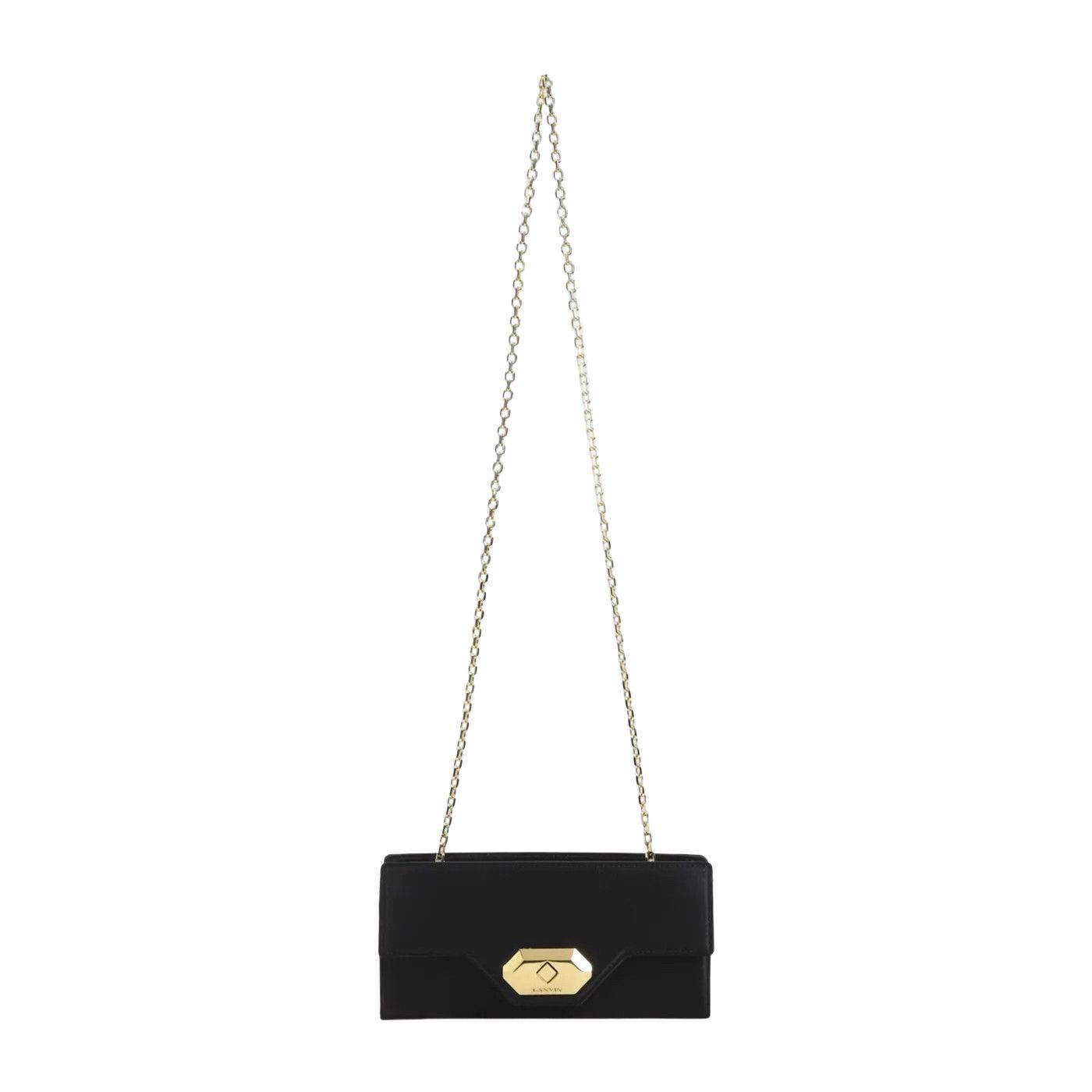 Lanvin LANVIN Black Invitation Evening Small Shoulder Bag New Size ONE SIZE - 1 Thumbnail