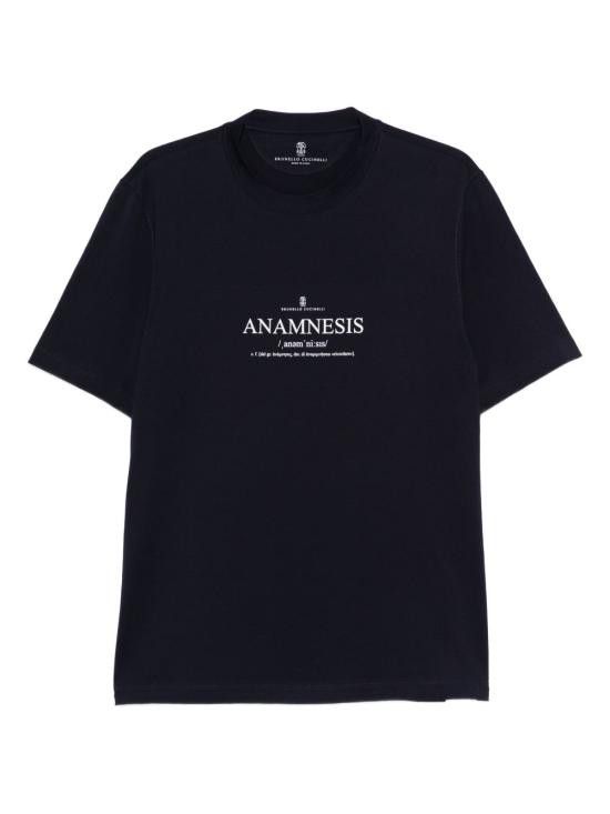 BRUNELLO CUCINELLI Men T-Shirts M0B138495 CEB08 Blue