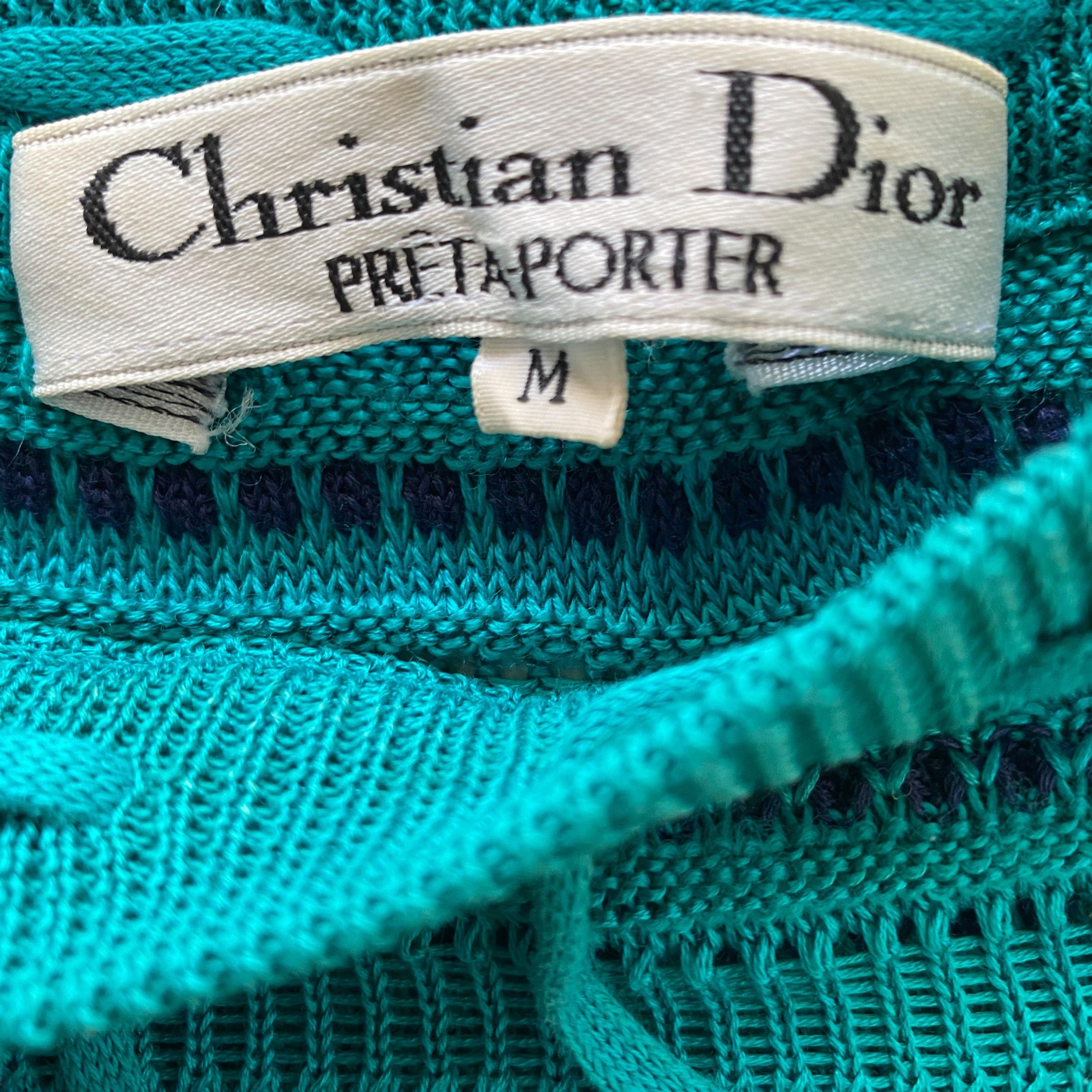 Christian Dior Monsieur × Dior Vintage Christian Dior Knit Blouses Size M / US 6-8 / IT 42-44 - 3 Thumbnail