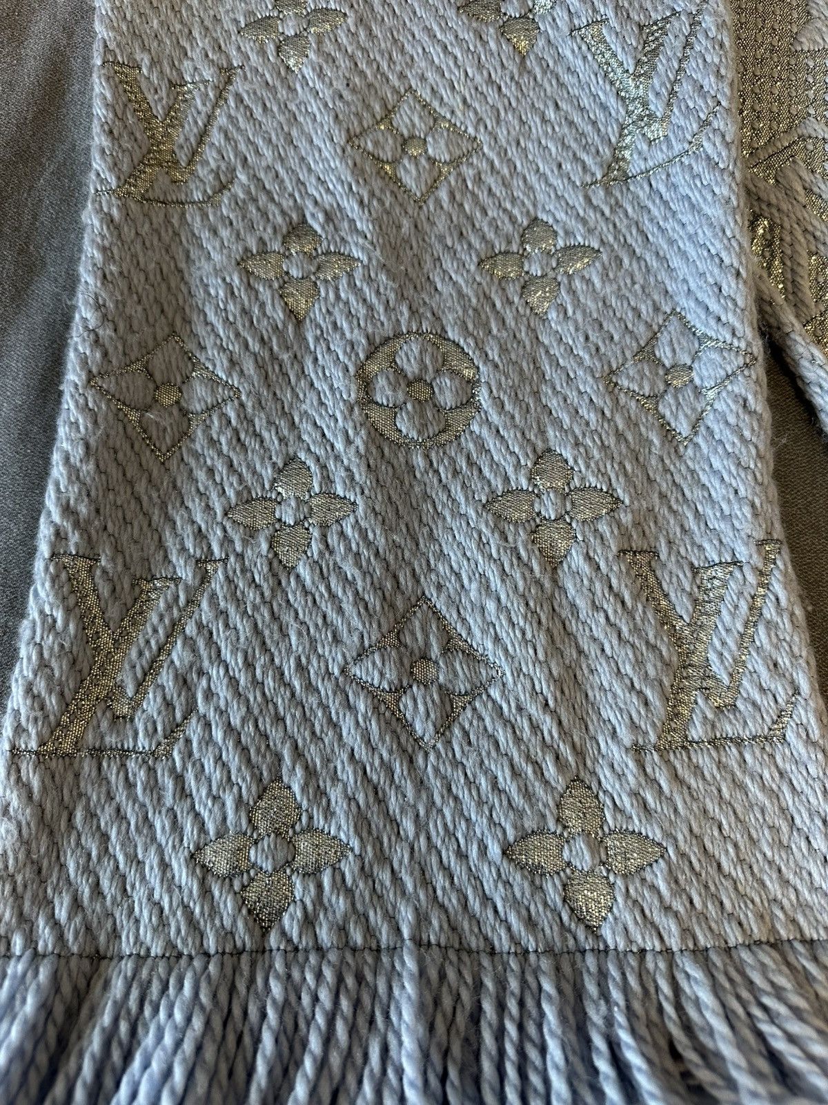 Louis Vuitton Louis Vuitton logomania wool scarf Size ONE SIZE - 3 Thumbnail