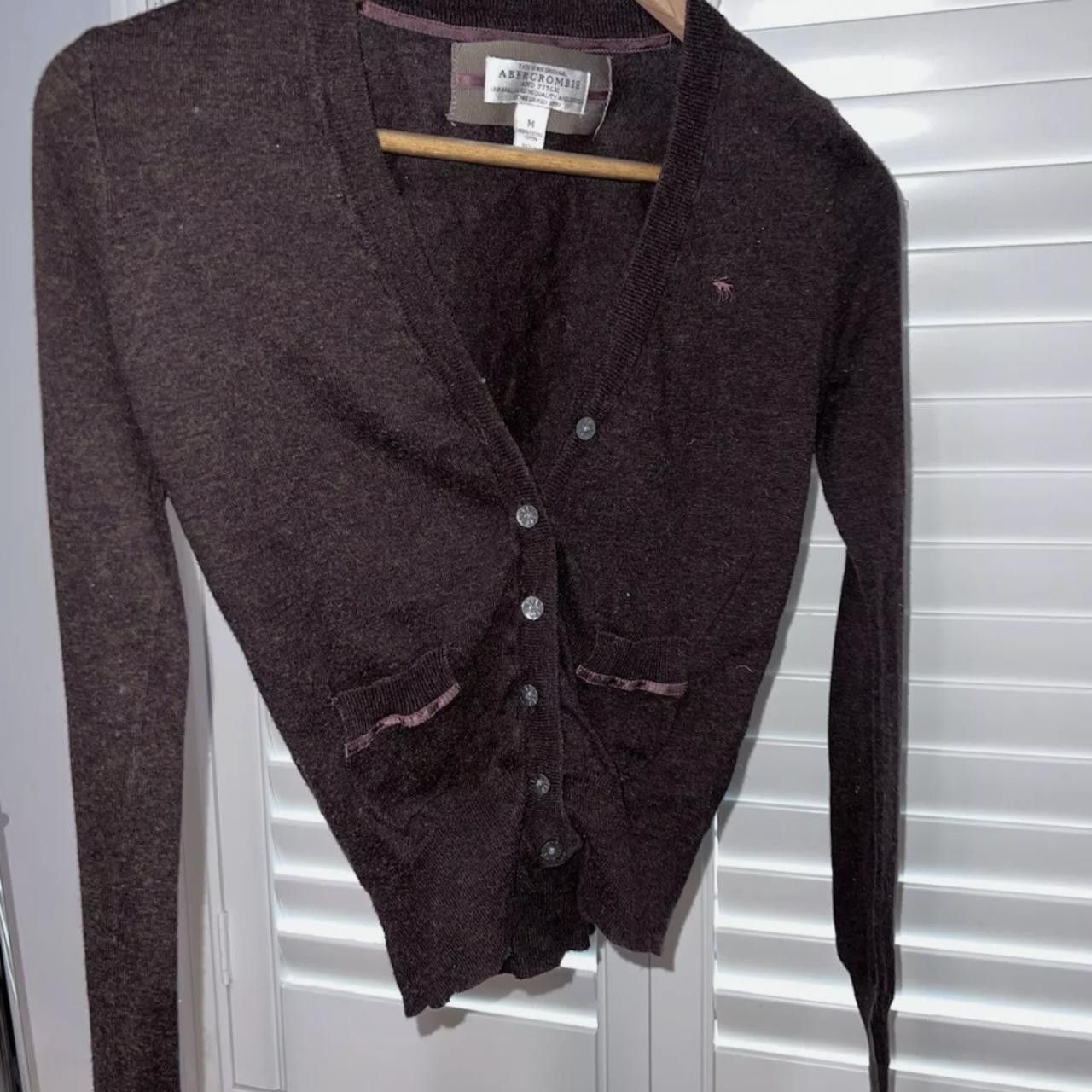 Abercrombie & Fitch × Vintage Vintage Y2K Abercrombie And Fitch Womens Cardigan Size M Size M / US 6-8 / IT 42-44 - 1 Thumbnail