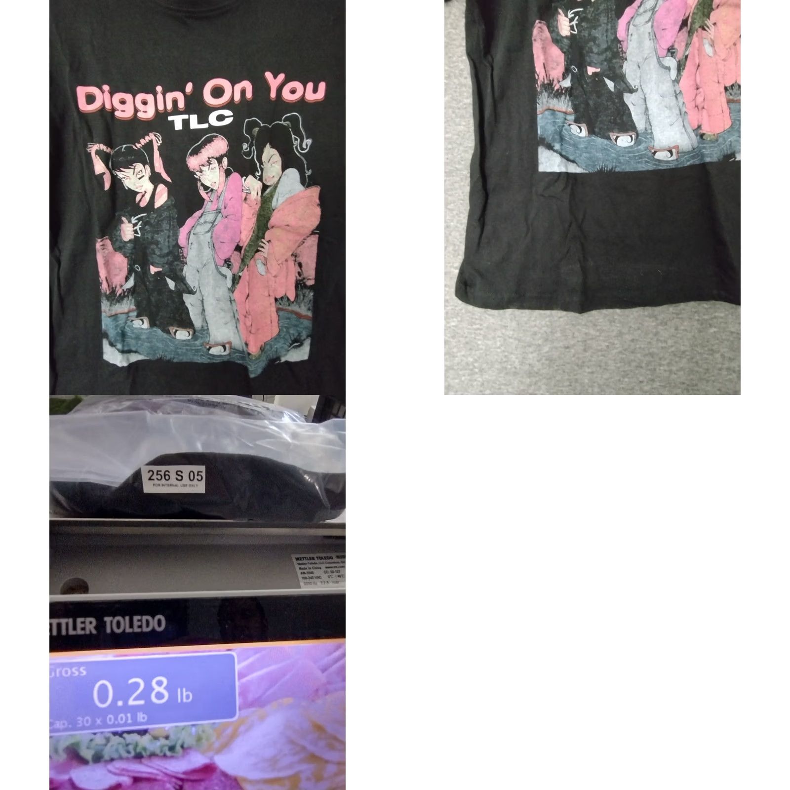 Vintage TLC Diggin On You Women's Short Sleeve Graphic T-Shirt Black M Size M / US 6-8 / IT 42-44 - 8 Thumbnail