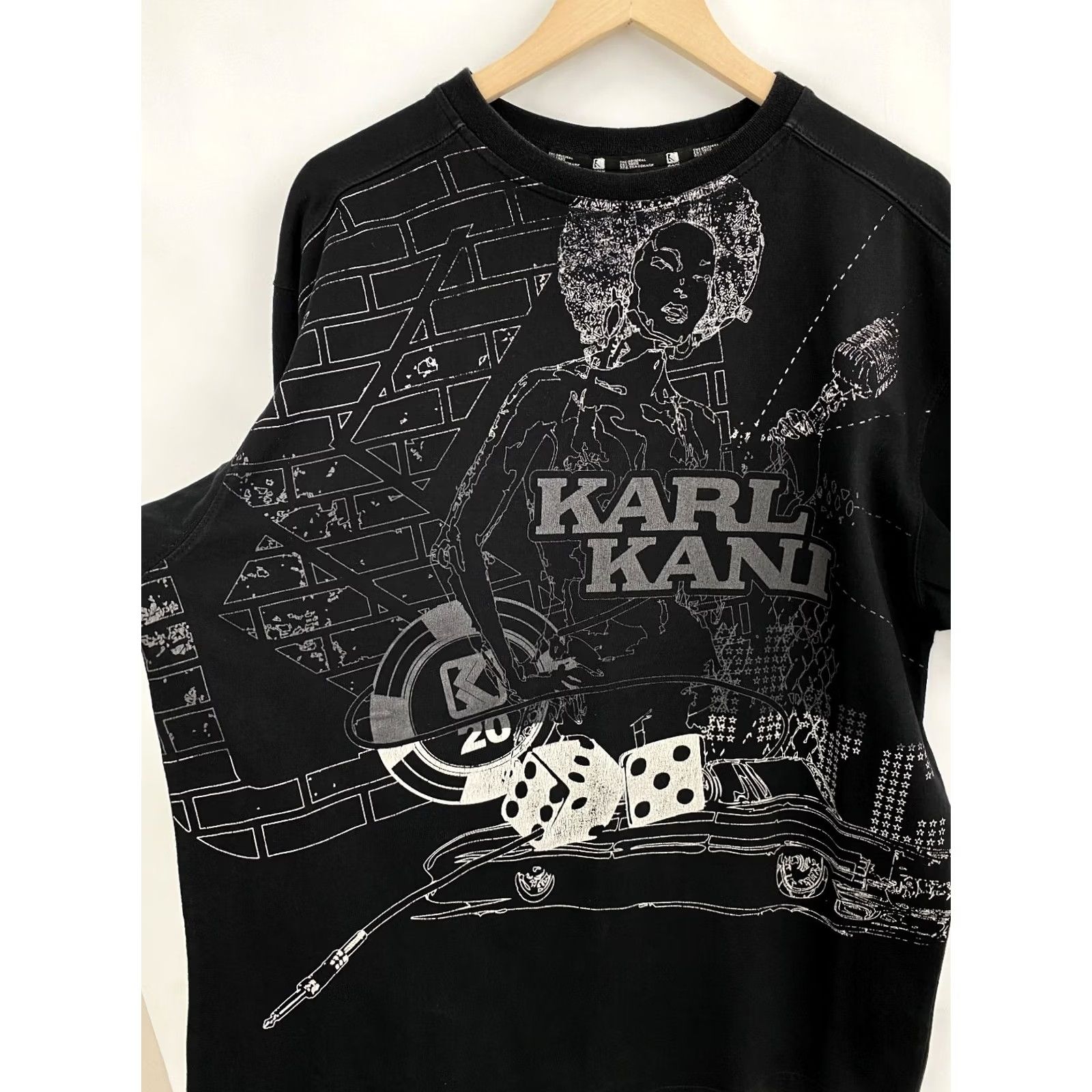 Karl Kani VINTAGE Karl Kani Rap Big Logo T-Shirt L Black 90s Logo Mens Size US L / EU 52-54 / 3 - 5 Thumbnail