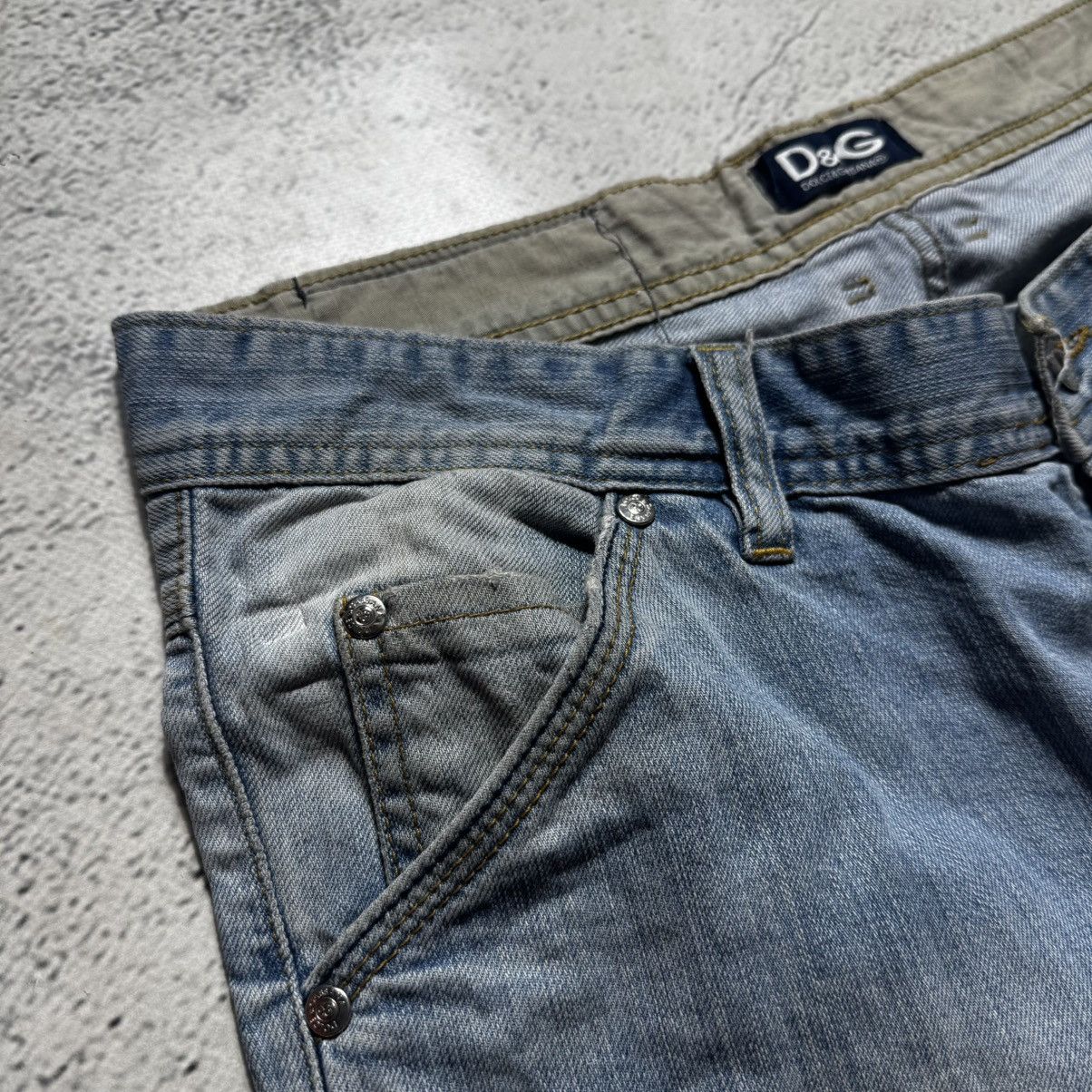 Dolce & Gabbana vintage distressed baggy fit dolce gabbana jeans faded y2k Size US 33 - 6 Thumbnail