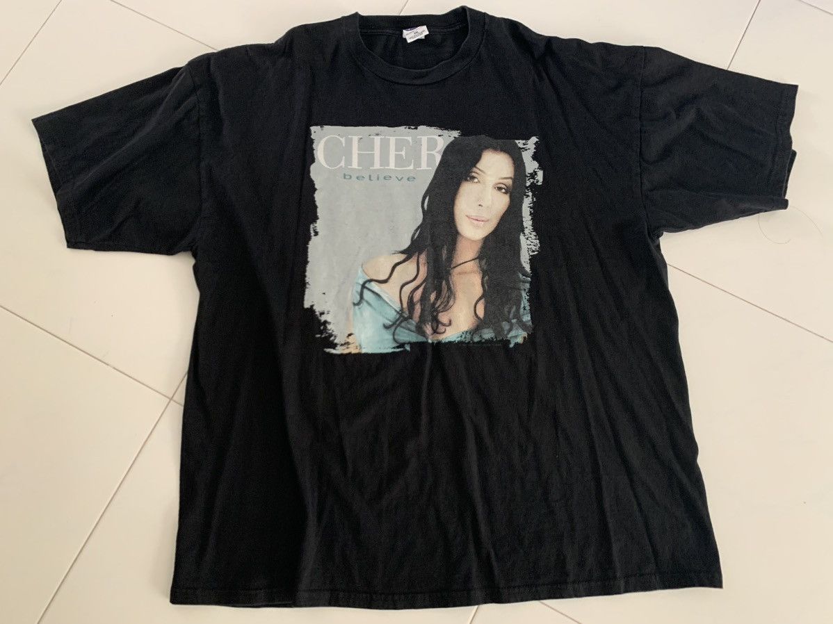 Vintage Vintage Tee 1999 Cher Believe Tour Size US XXL / EU 58 / 5 - 1 Thumbnail
