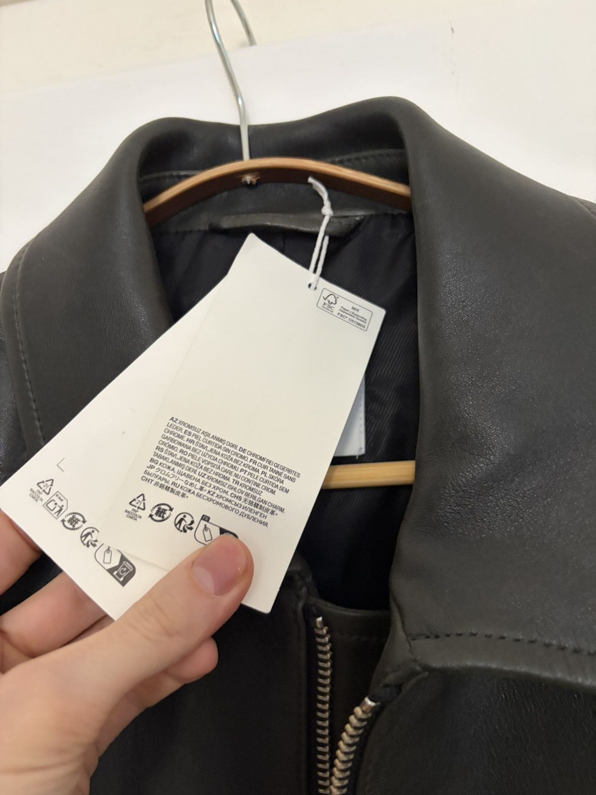 H&M Luxury leather jacket Size US M / EU 48-50 / 2 - 8 Thumbnail