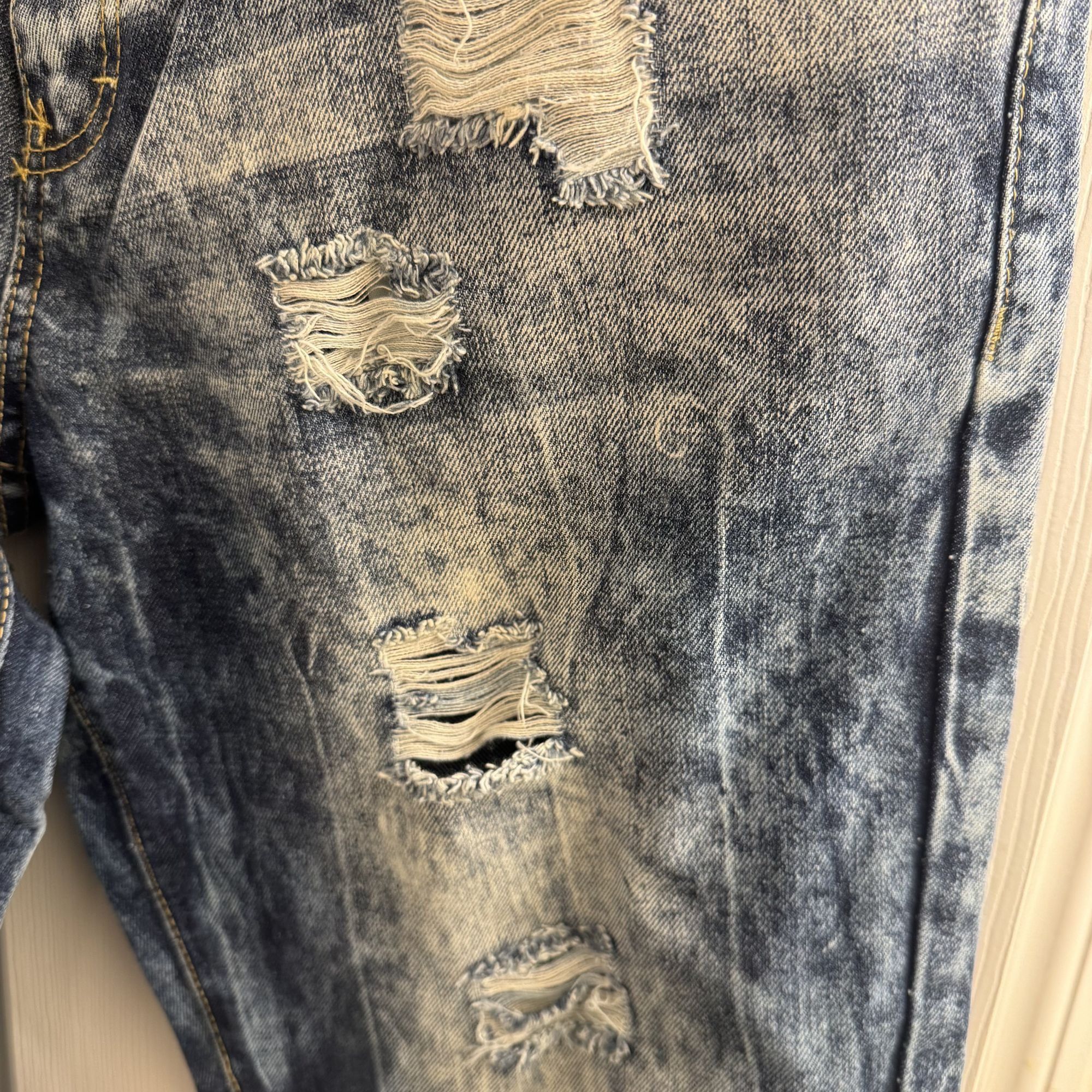 Maximilian Davis Max Milian Ripped Distressed Jean Mens 36/30 Size US 36 / EU 52 - 5 Thumbnail