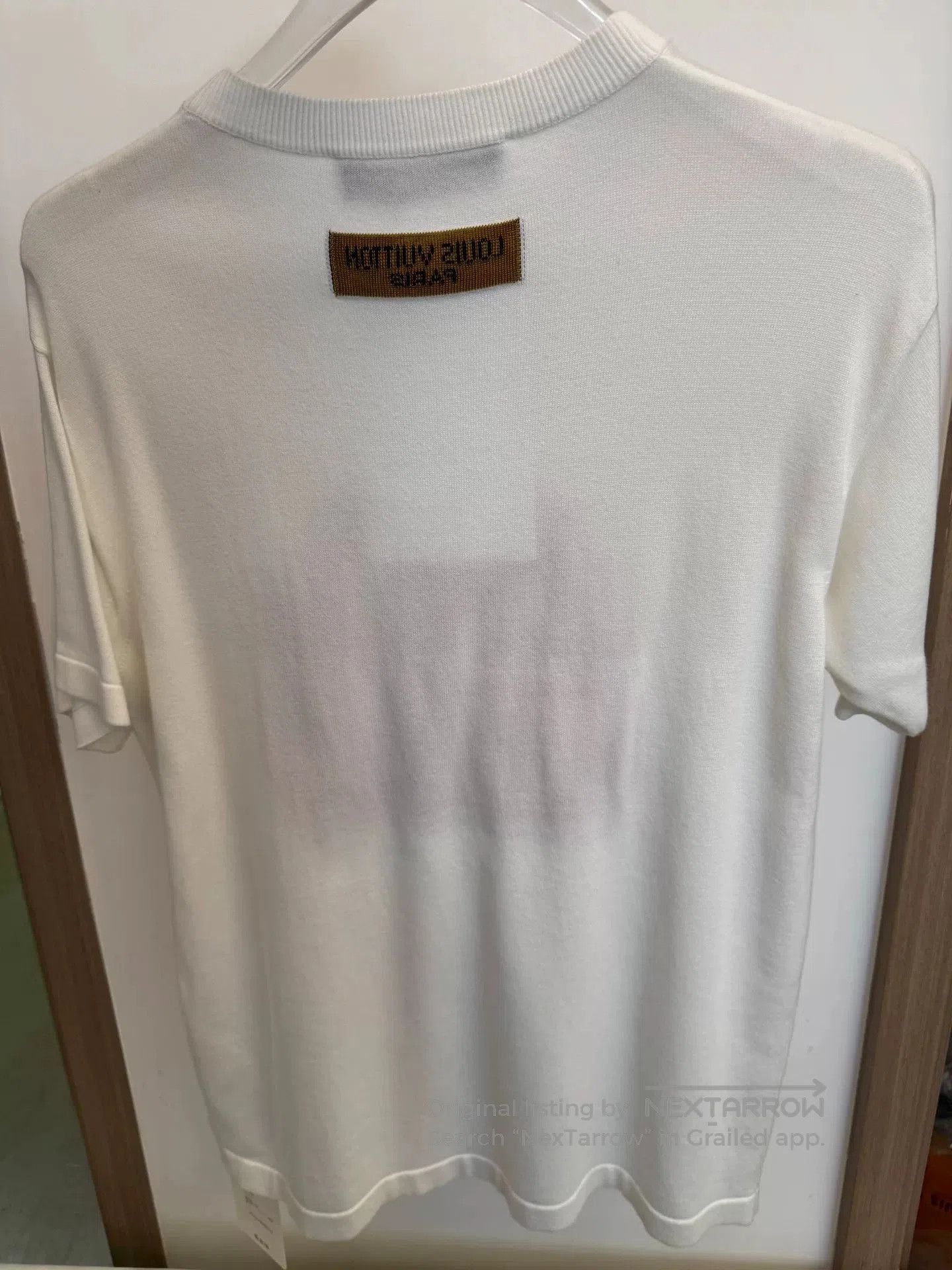 Louis Vuitton Louis Vuitton White Logo Knit T-Shirt XS. Size XS / US 0-2 / IT 36-38 - 2 Thumbnail