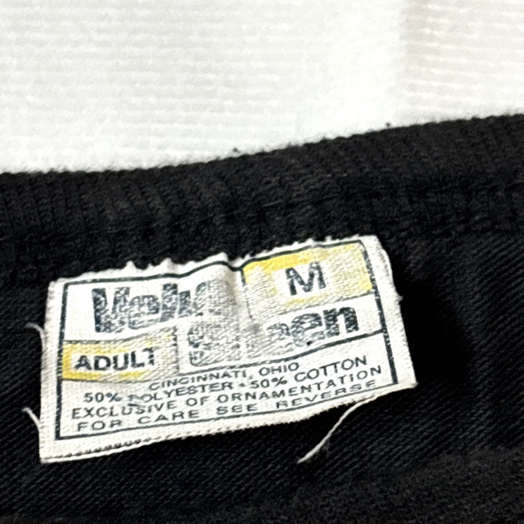 Vintage VINTAGE Velvet Sheen Womens Sweatshirt Crew Neck Long Sleeve Black Wake Forest Lightweight S Pullover Activewear Size S / US 4 / IT 40 - 2 Thumbnail