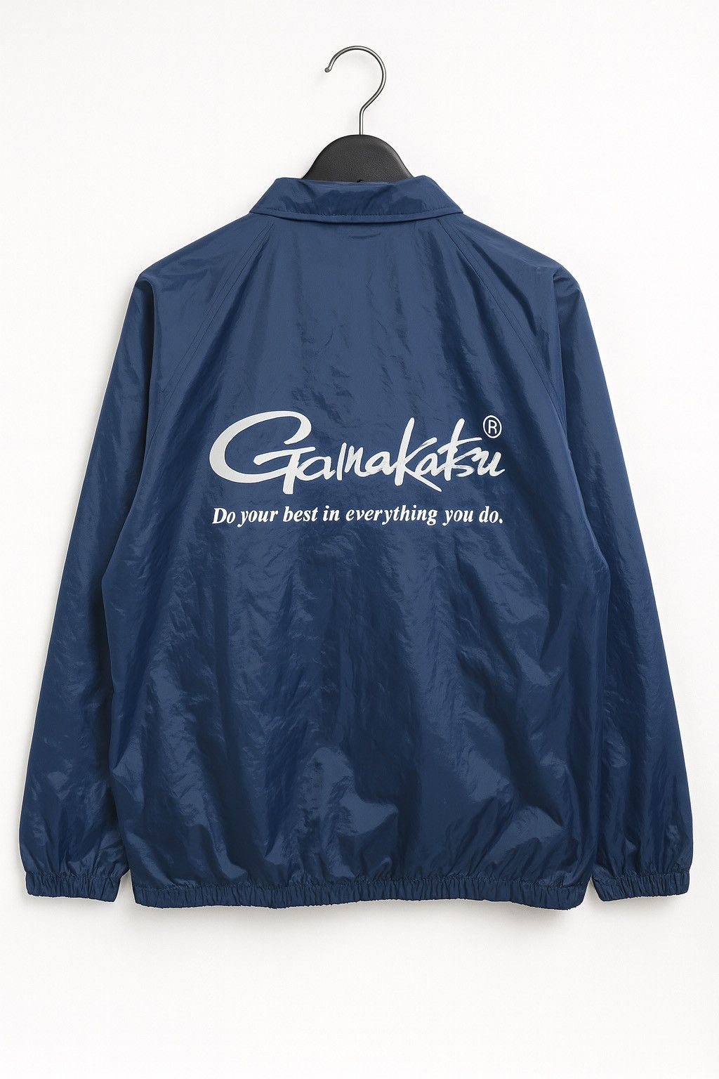 Gamakatsu LUXE Blue Nylon Coach Jacket – Vintage Japanese