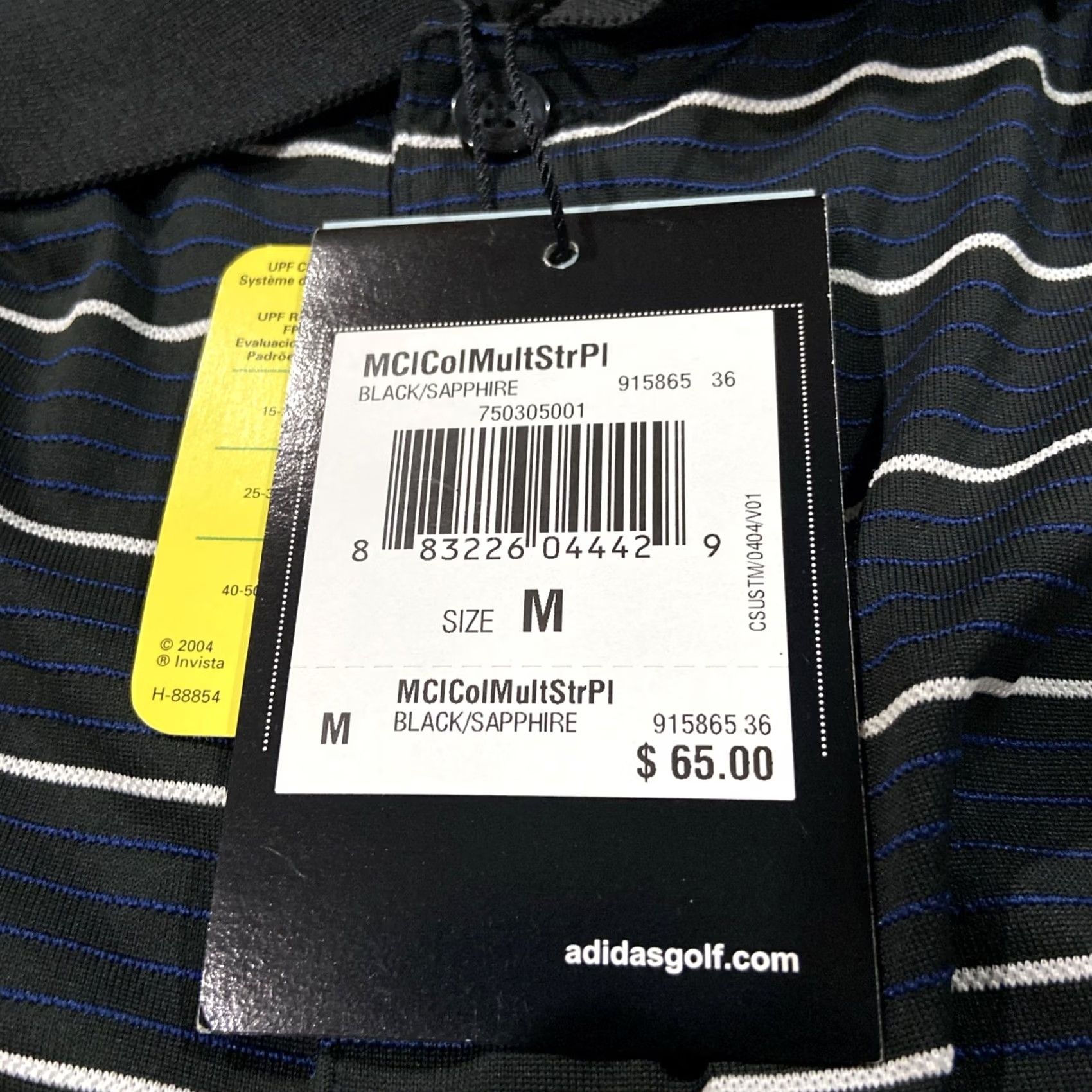 Adidas Adidas Climacool Performance Polo Mens XL Black Blue NWT Golf Breathable Lightweight Short Sleeve Shirt Sports 90s Size US XL / EU 56 / 4 - 5 Thumbnail