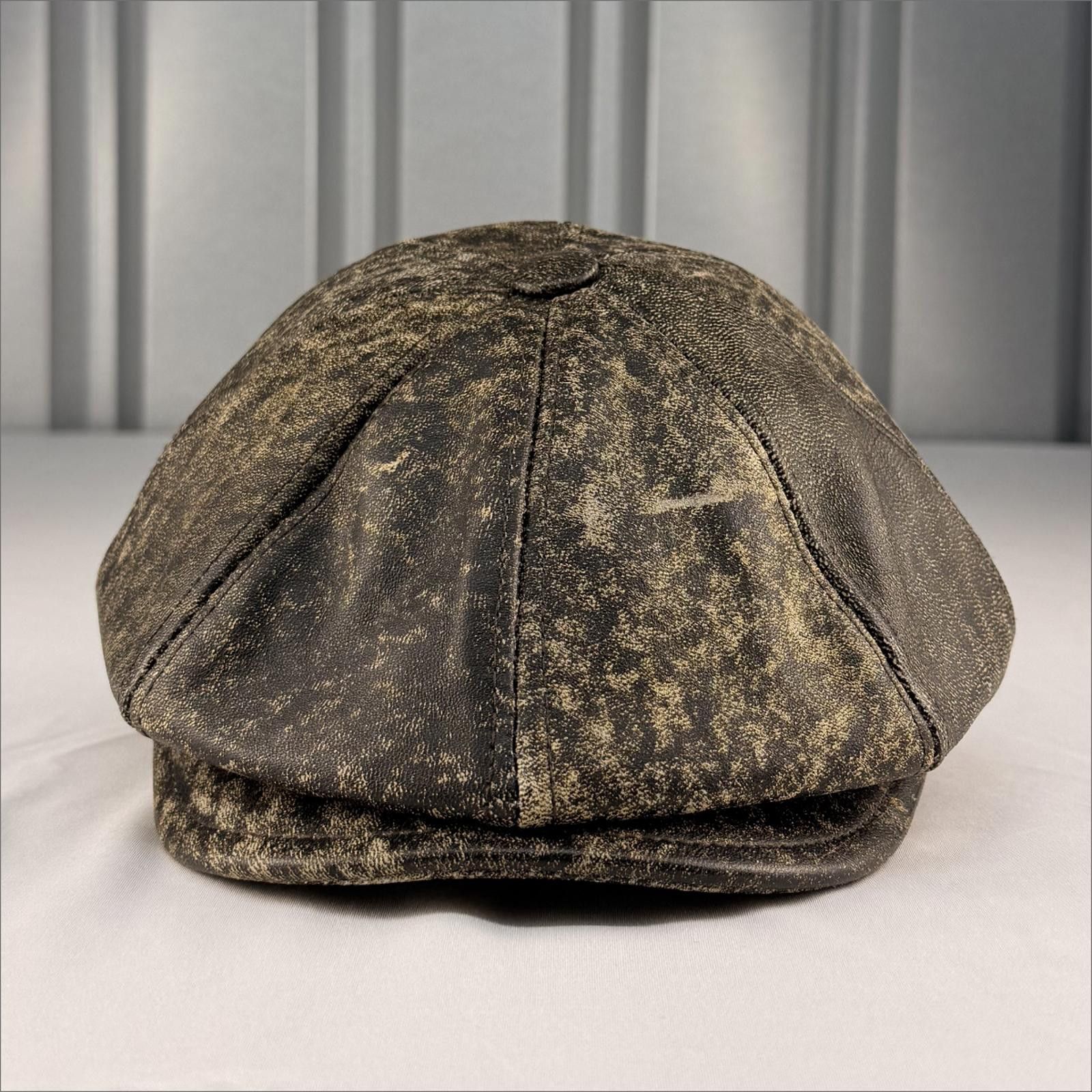 Other Genuine Leather Flat Cap |Peaky Blinders Inspired 096 M Size Size ONE SIZE - 1 Thumbnail