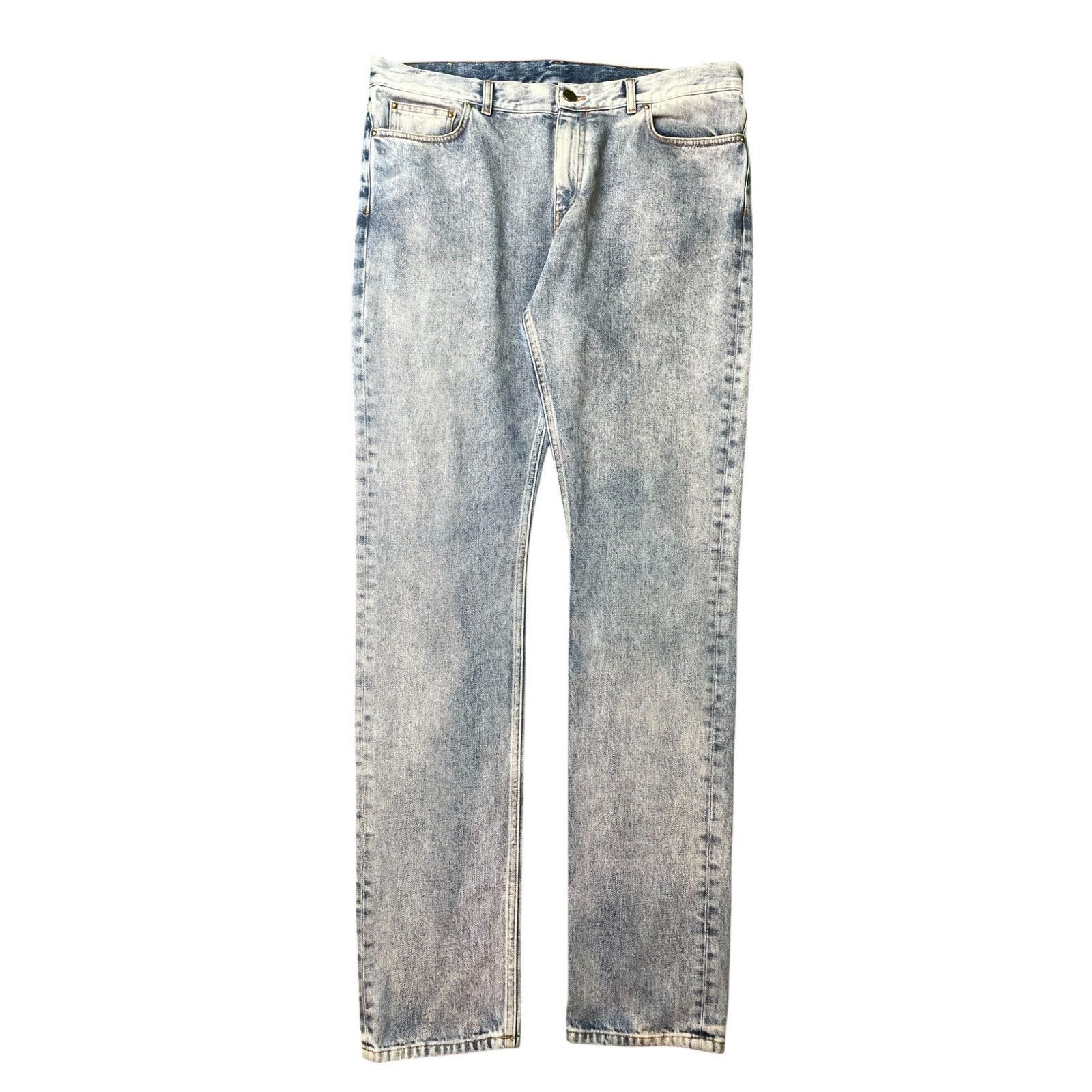 Louis Vuitton LV Plain Denim Light Wash Blue Jeans Size US 36 / EU 52 - 1 Thumbnail