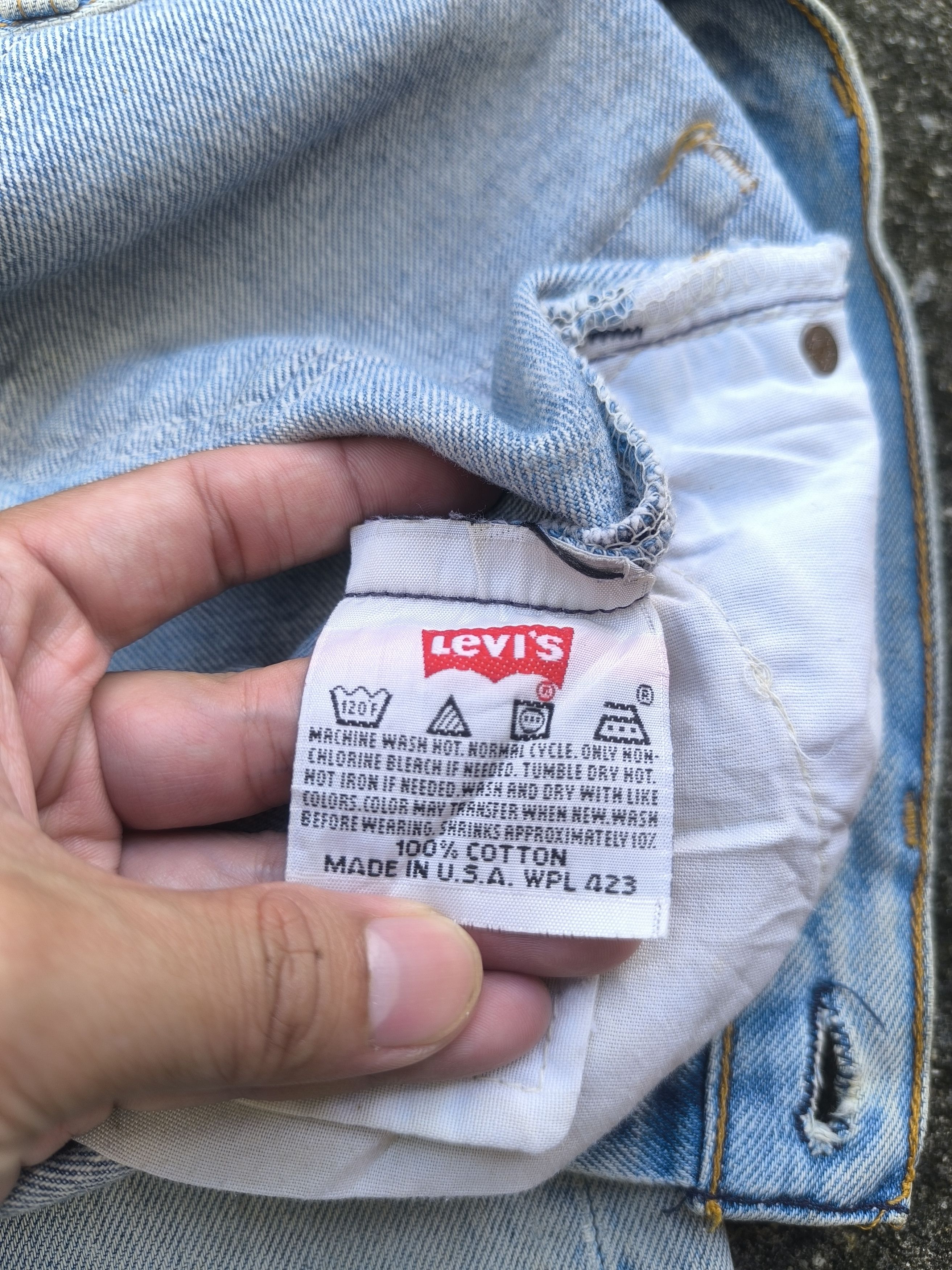 Levi's × Vintage 90s VINTAGE LEVIS 501xx made in USA Size US 28 / EU 44 - 7 Thumbnail