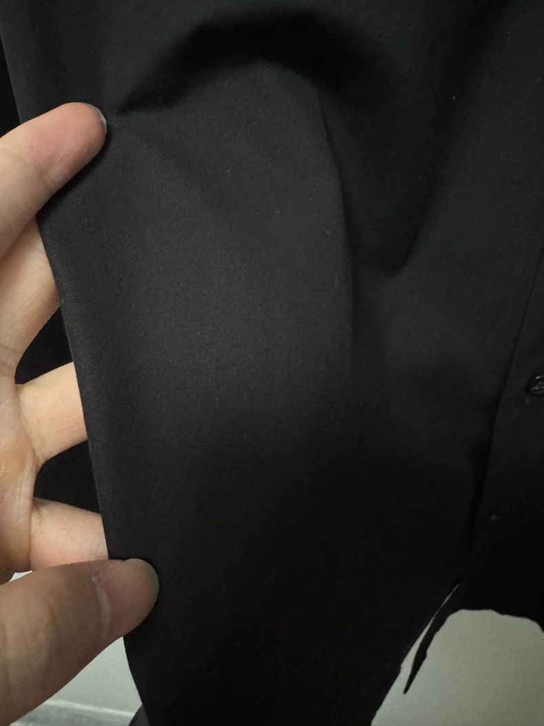 Saint Laurent Paris saint Laurent paris23 FW Solid Black Basic Darth Vader Shi Size XS / US 0-2 / IT 36-38 - 3 Thumbnail