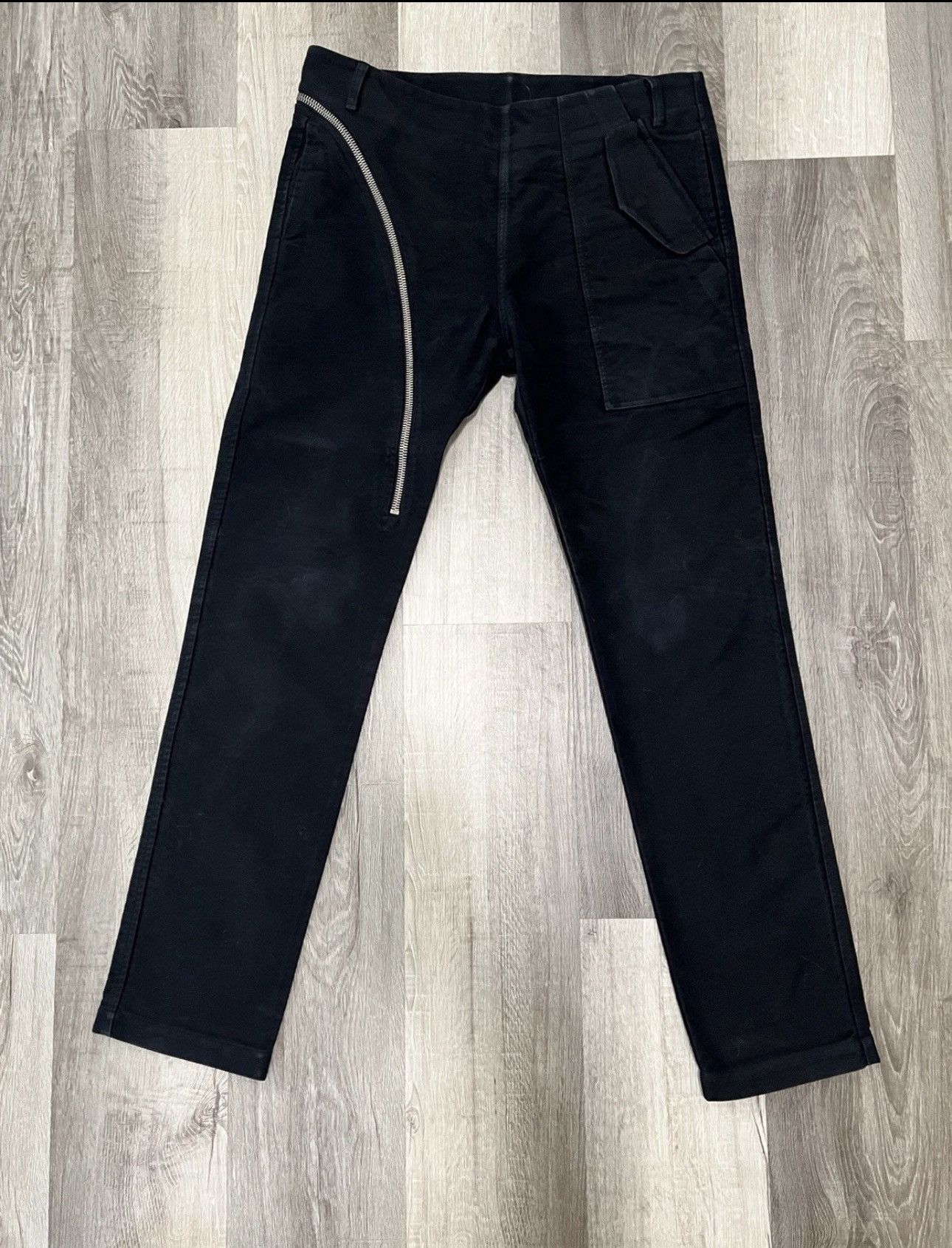 Rick Owens Rick Owens Mainline Moleskin Aircut FW13 Plinth Size US 34 / EU 50 - 1 Thumbnail