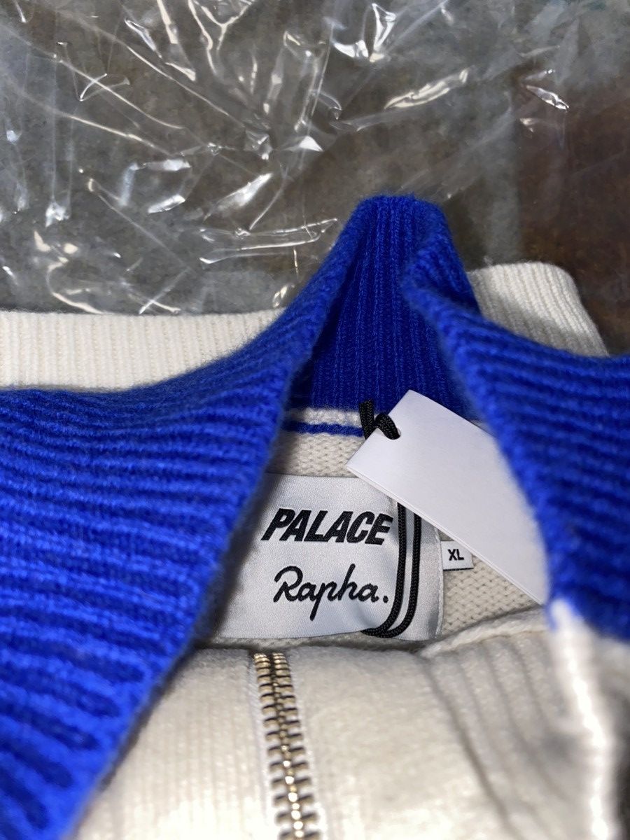 Palace × Rapha Palace x Rapha Zip Knit White | Grailed Palace × Rapha Palace x Rapha Zip Knit White | Grailed