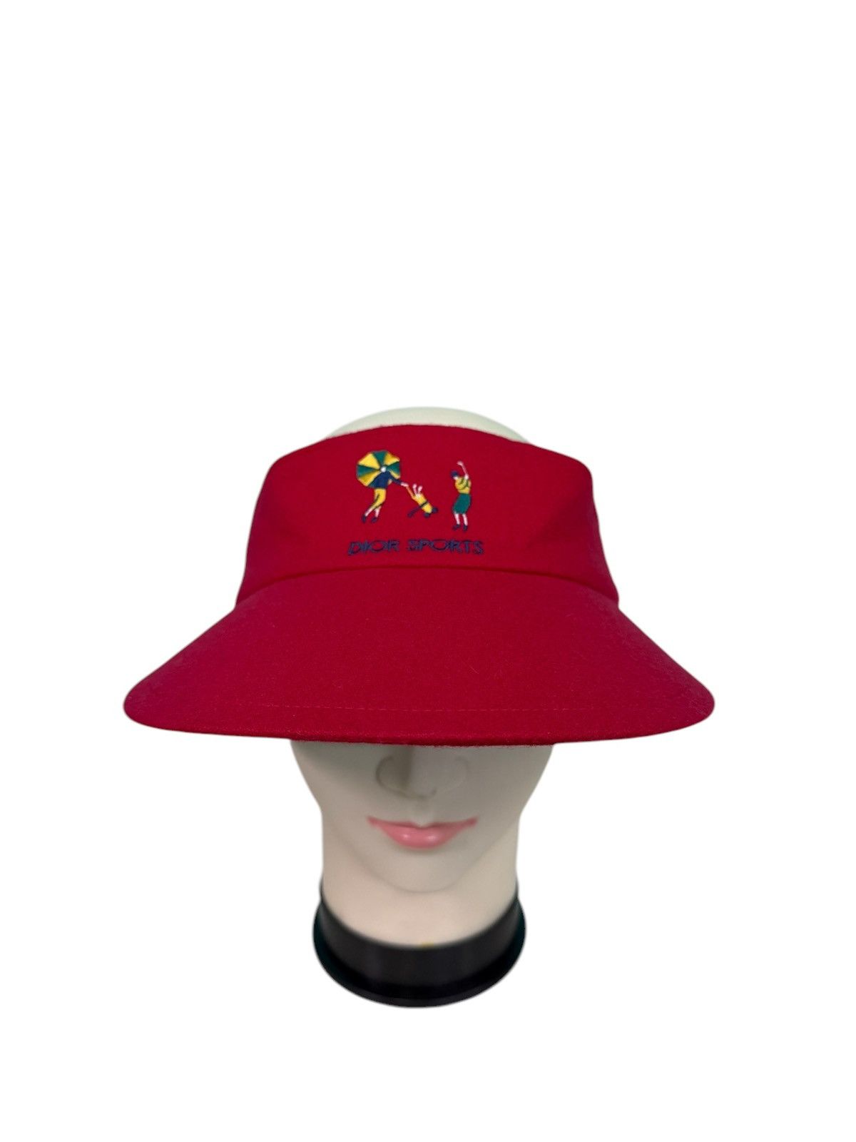 Dior RARE VINTAGE CHRISTIAN DIOR SPORT EMBROIDERY VISOR Size ONE SIZE - 2 Thumbnail