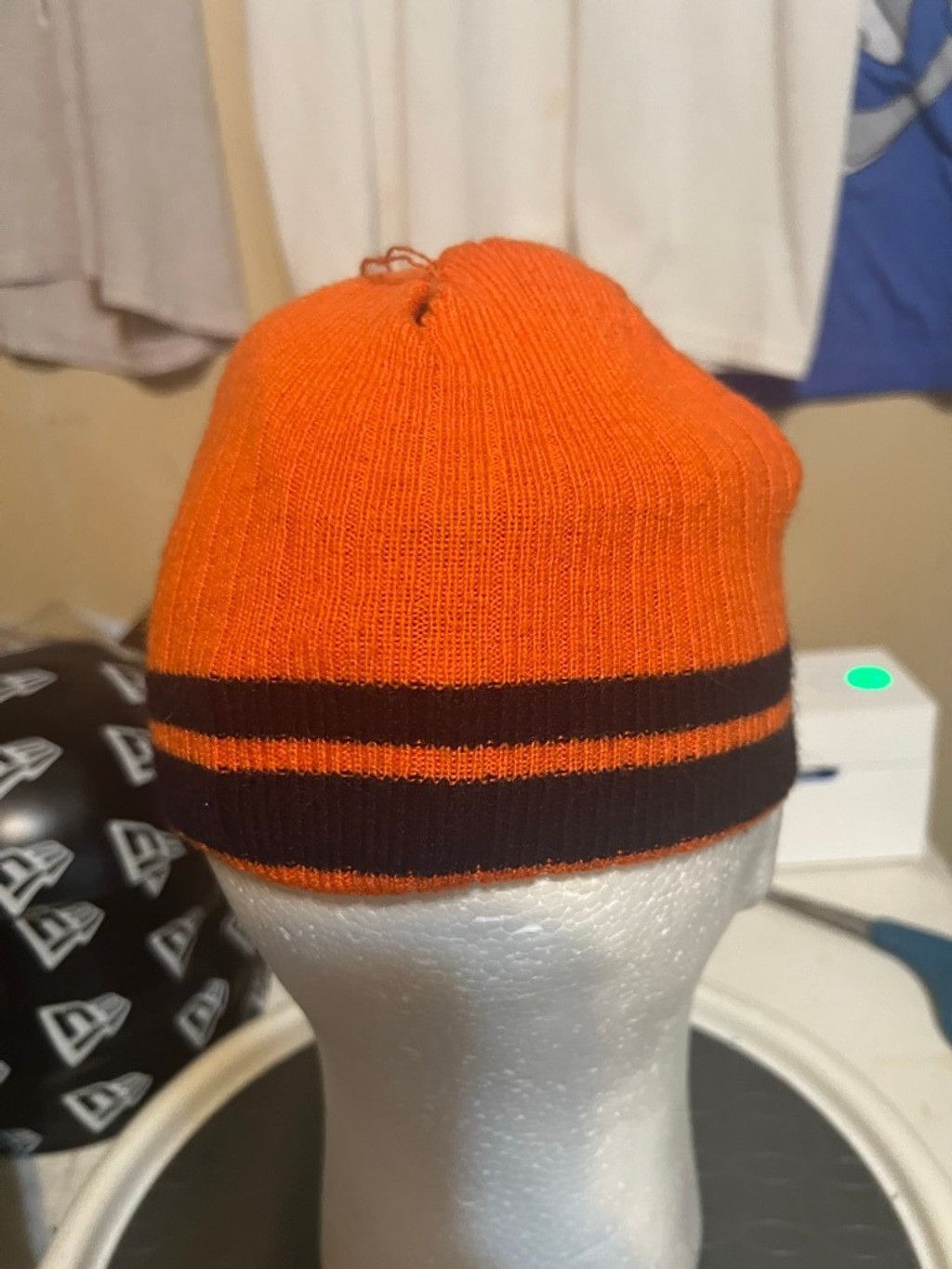 The Unbranded Brand Men's Auburn University Tigers Beanie One Size Orange Black Size ONE SIZE - 3 Thumbnail