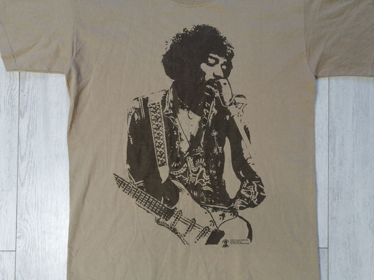 Other Vintage Jimi Hendrix Big Face Logo T-Shirt from the 2000s Size US M / EU 48-50 / 2 - 2 Thumbnail