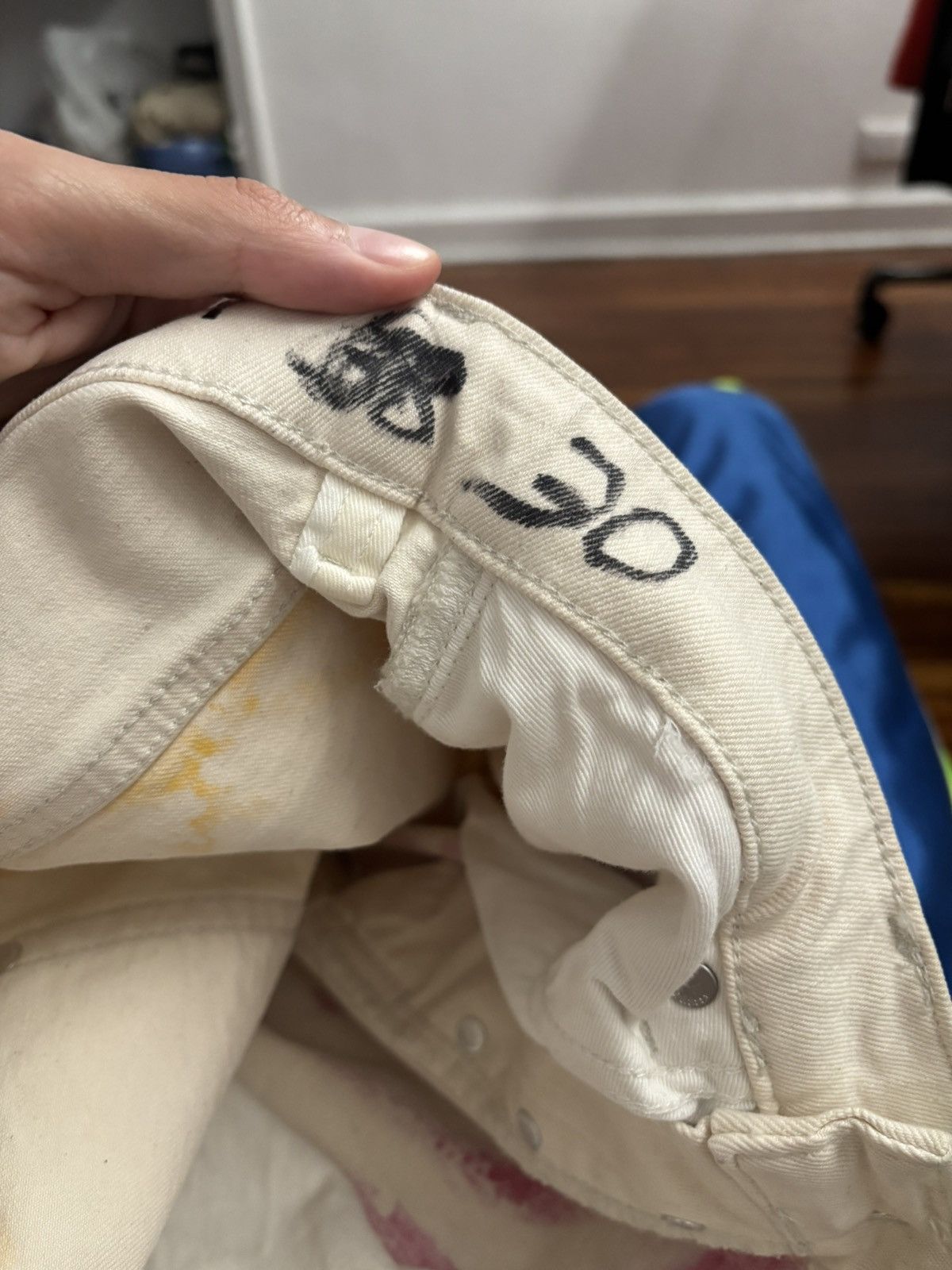 Skoloct Skoloct hand painted graffiti jeans Size US 30 / EU 46 - 4 Thumbnail