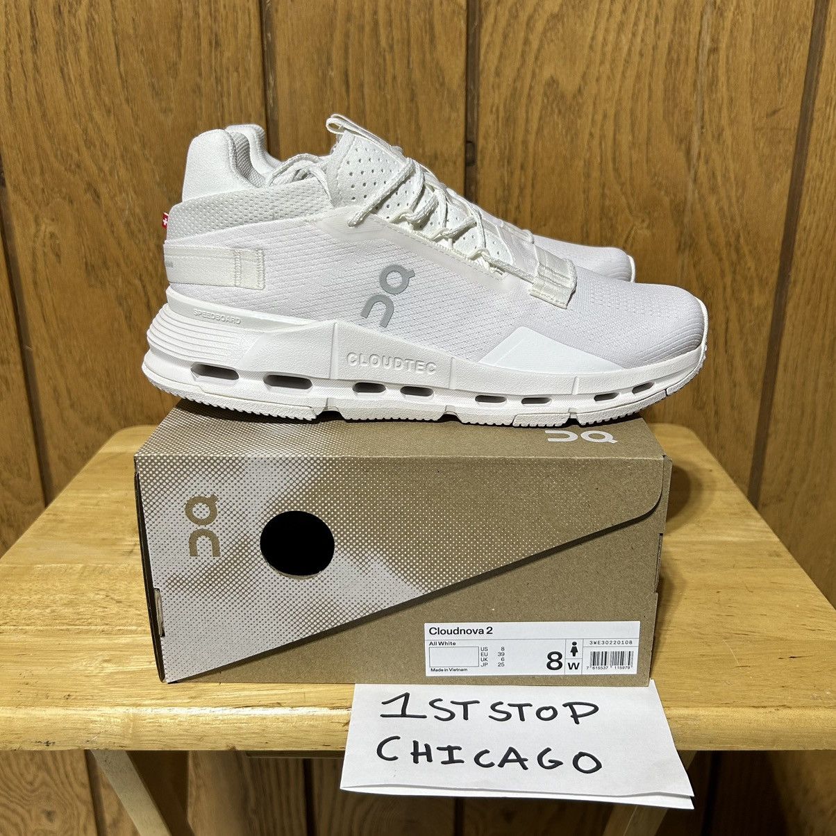 Designer × On On Running Cloudnova 2 Shoes Women's 8 White Sportswear NEW Size US 8 / IT 38 - 1 Thumbnail