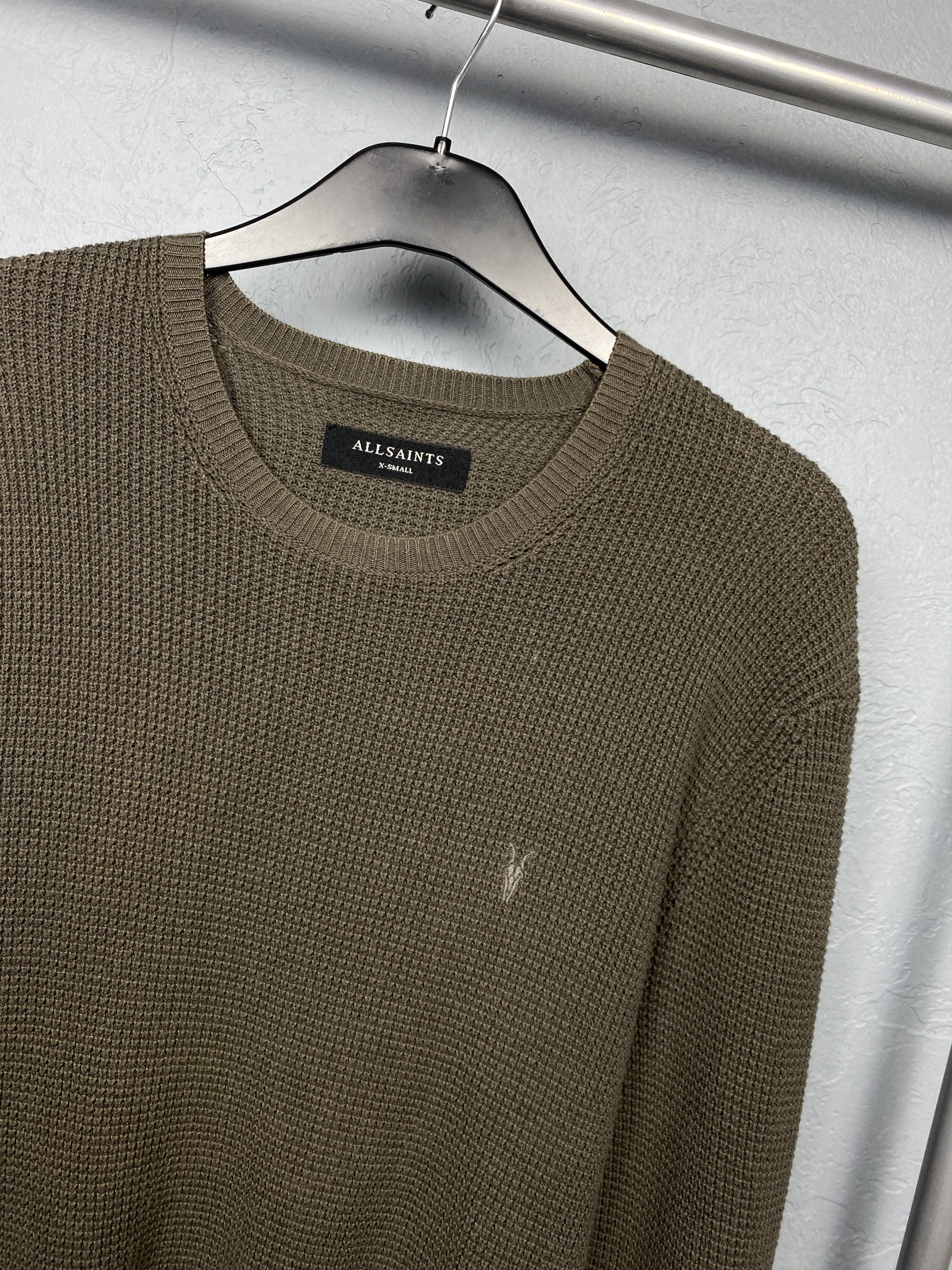 Allsaints Allsaints Mens Trias Crew Neck Knit Sweater Size US XS / EU 42 / 0 - 2 Thumbnail