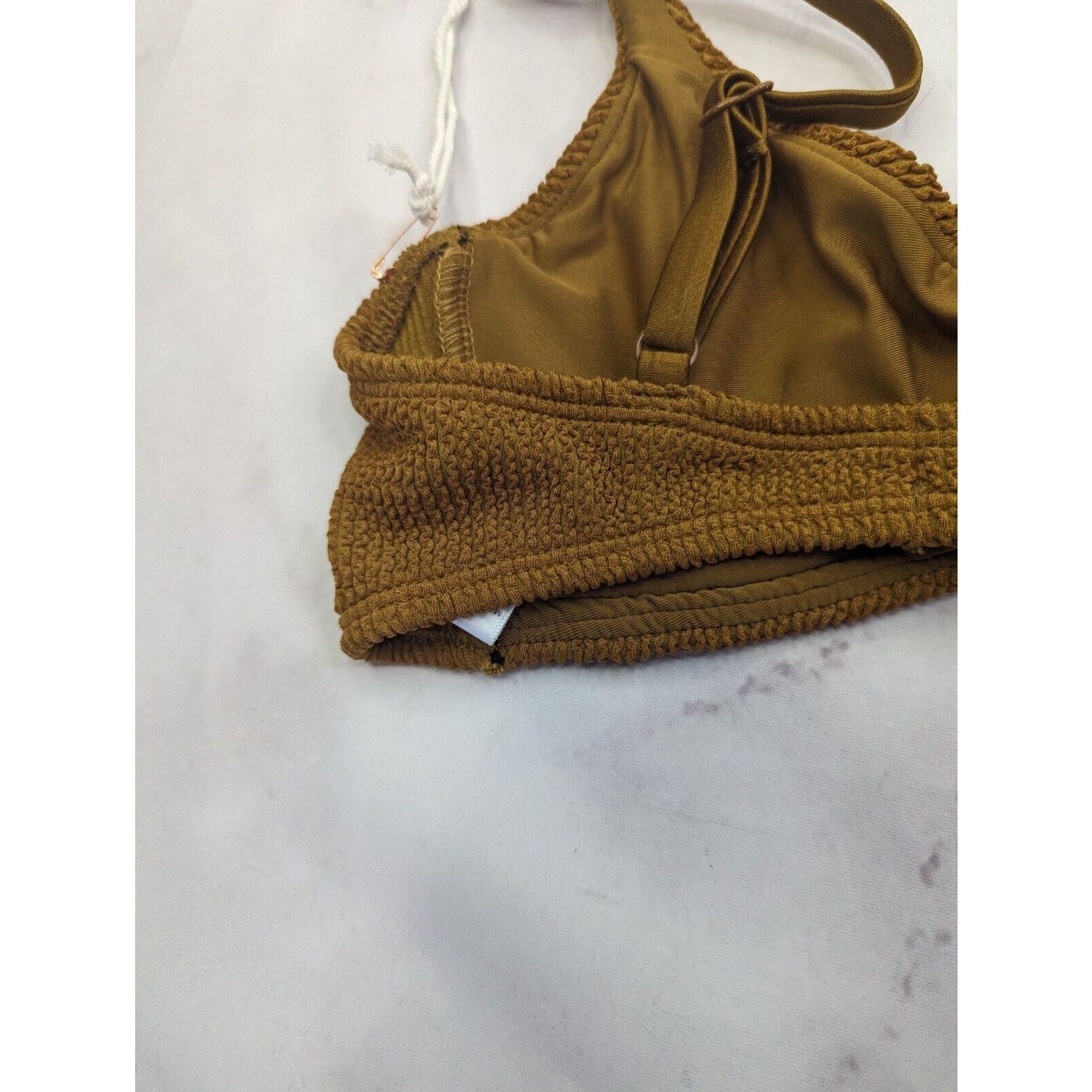 Good American Good American Swim Top Women 1 Small Crinkle Bikini Swimsuit Size S / US 4 / IT 40 - 8 Thumbnail