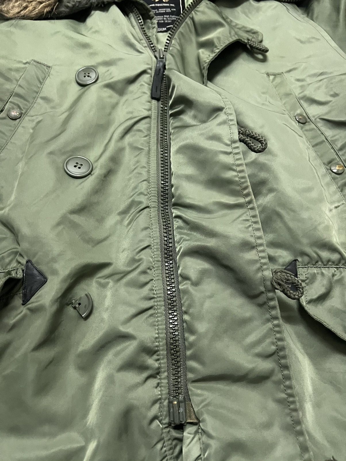 Alpha Industries × Vintage Alpha Industries Bomber / Parka Jacket Streetwear vintage Size US M / EU 48-50 / 2 - 10 Thumbnail