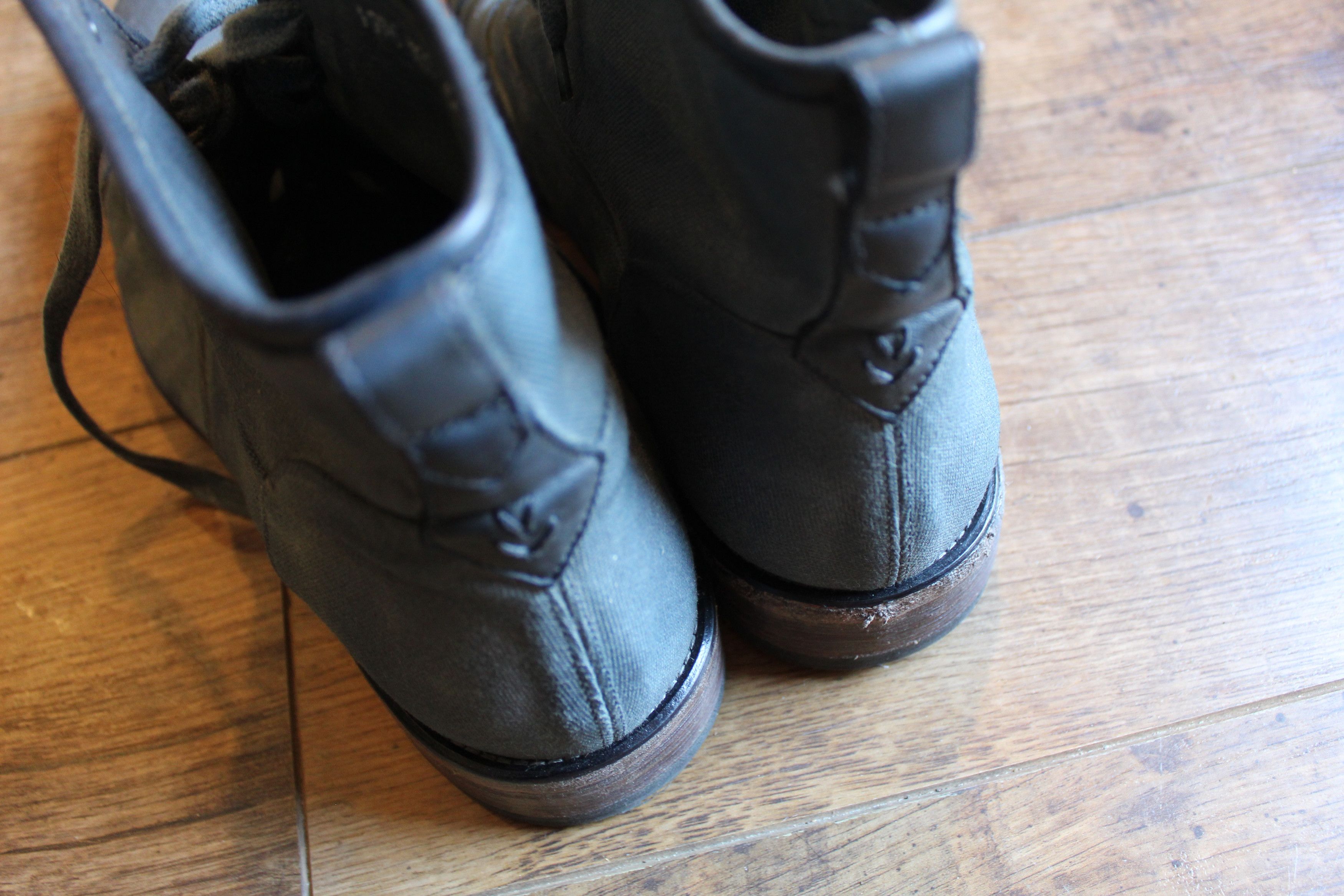 John Varvatos Varvatos Fleetwood Boot – Garment Canvas / Hand Dyed Size US 11 / EU 44 - 4 Thumbnail