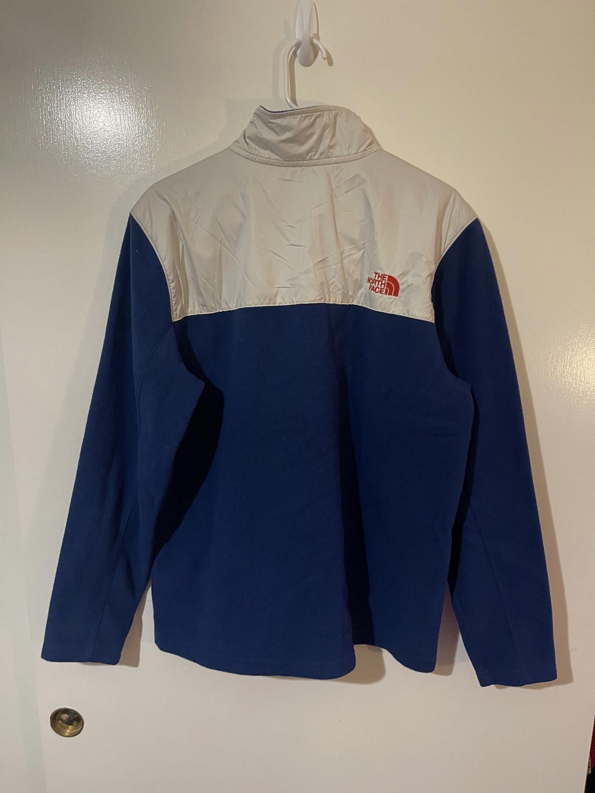 The North Face The North Face 1/2 Half Zip Pullover Size Large Blue White Size US L / EU 52-54 / 3 - 2 Thumbnail