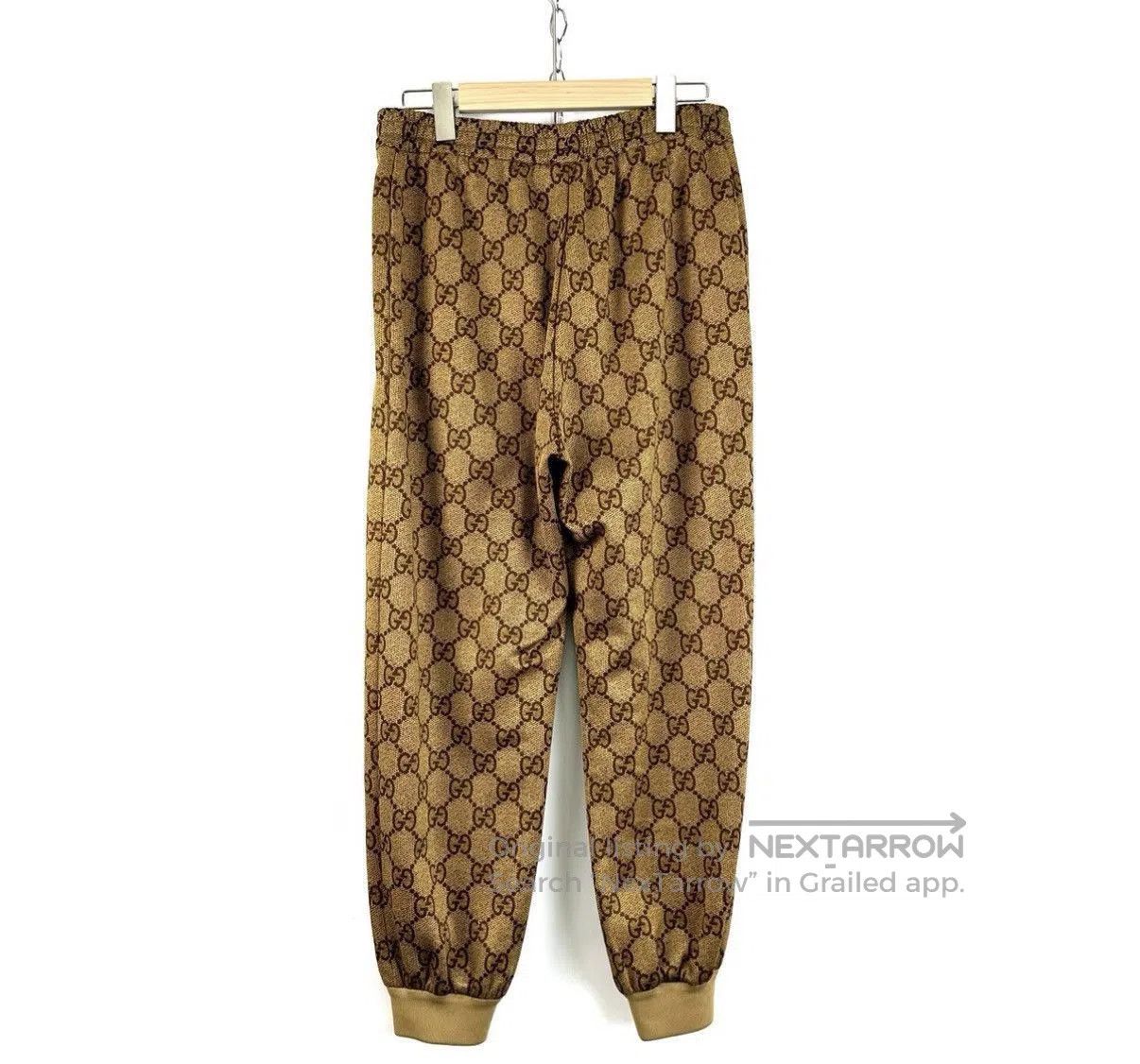 Gucci Beige Patterned Sweatpants Size 34. Size US 34 / EU 50 - 2 Thumbnail