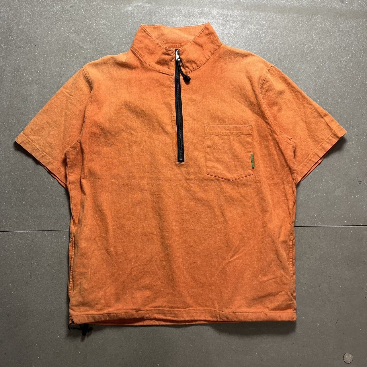 Japanese Brand Hemp Bummers Japanese Brand Half-Zip Tee Size US M / EU 48-50 / 2 - 1 Thumbnail