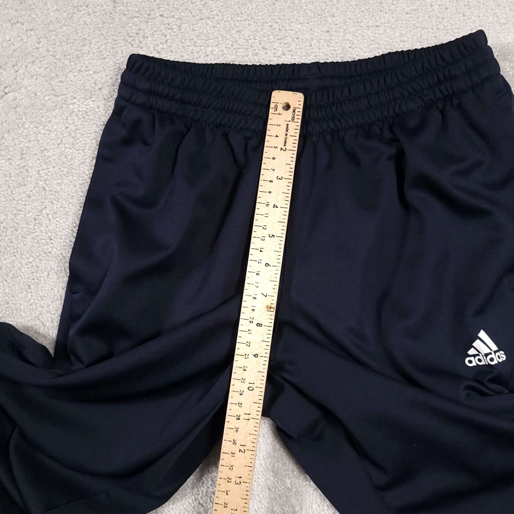 Adidas Adidas Sweatpants Mens Small Blue White 3 Stripe Active Warmup Pants Straight Size US 29 - 7 Thumbnail