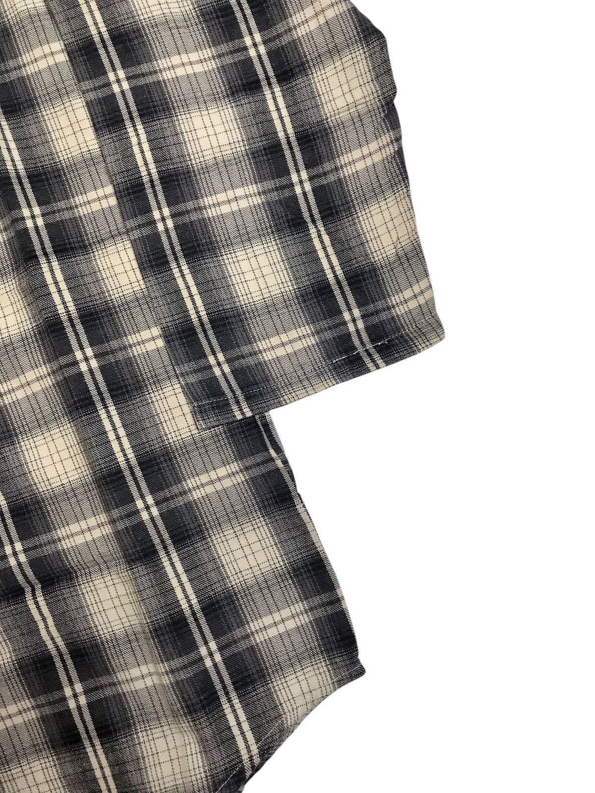 Hanes × Vintage Hanes 7/8 Sleeves Vintage Plaid Flannel Size L / US 10 / IT 46 - 4 Thumbnail