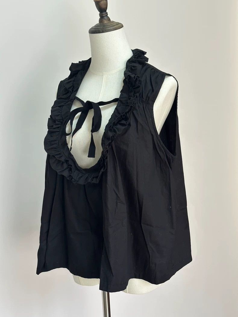 Other Comme Des Garcons Black Lace Strap Hollow Vest Size S / US 4 / IT 40 - 3 Thumbnail