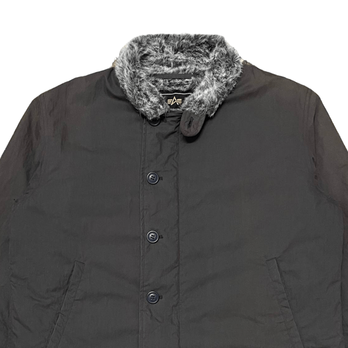 Alpha Industries 🔥Sample🔥 Vtg Alpha Industries N1 Deck Jacket Military Usn Size US M / EU 48-50 / 2 - 2 Thumbnail