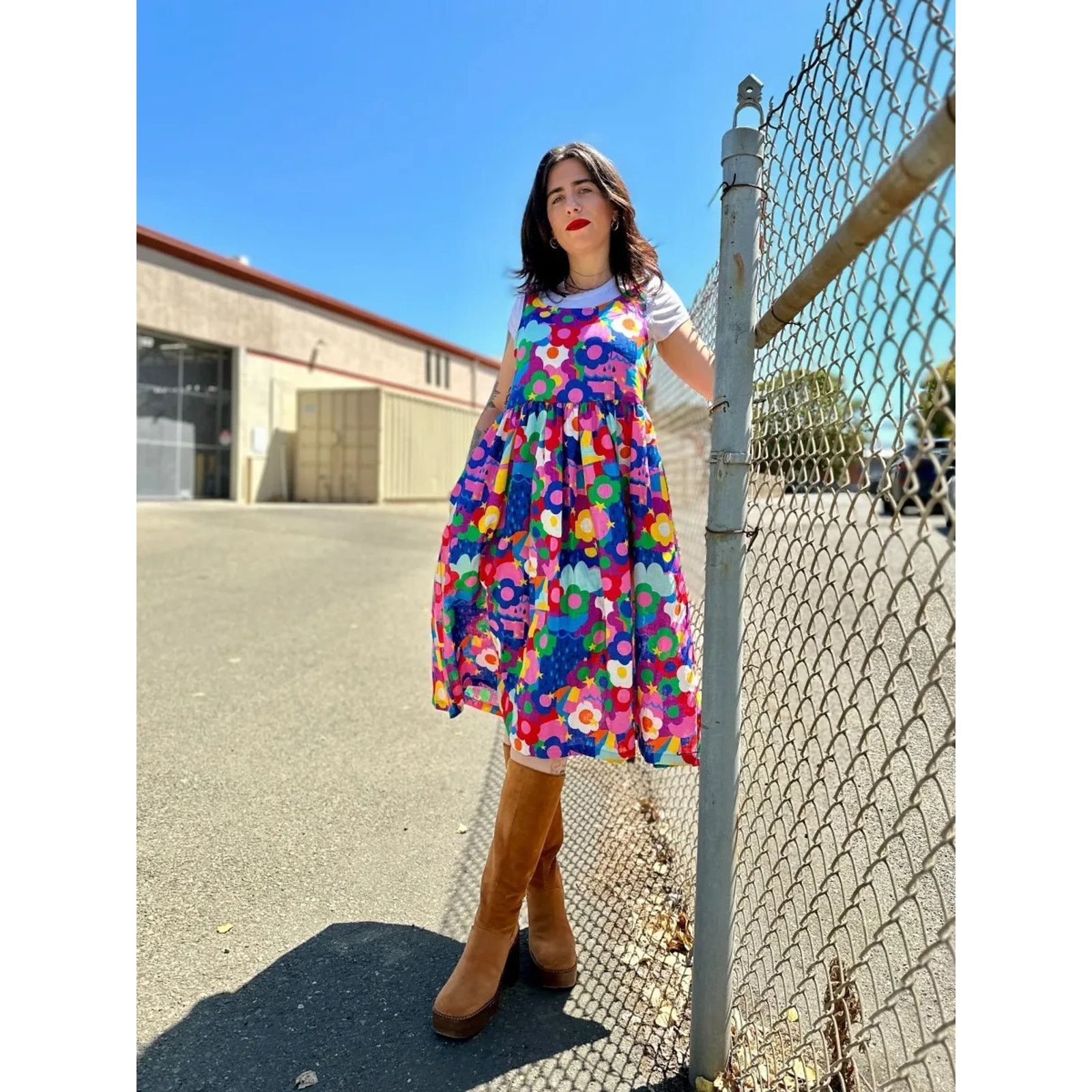 Other NOOWORKS Naomi Party Time Summer Daze Big Pocket Dress Size M / US 6-8 / IT 42-44 - 4 Thumbnail