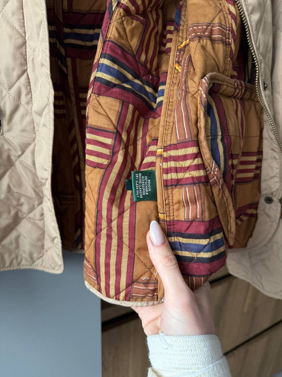 Polo Ralph Lauren Vintage Ralph Lauren Beige Quilted Jacket Size S / US 4 / IT 40 - 6 Thumbnail