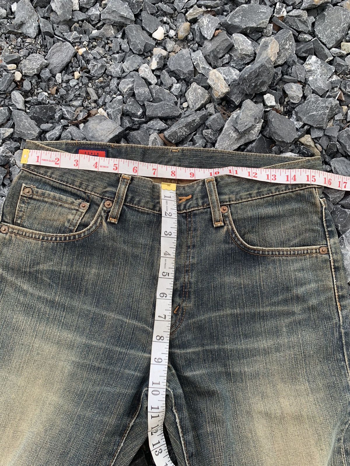 Edwin VINTAGE EDWIN 503ZZ RUSTY MUDWASH JAPANESE DISTRESSED DENIM Size US 30 / EU 46 - 19 Thumbnail