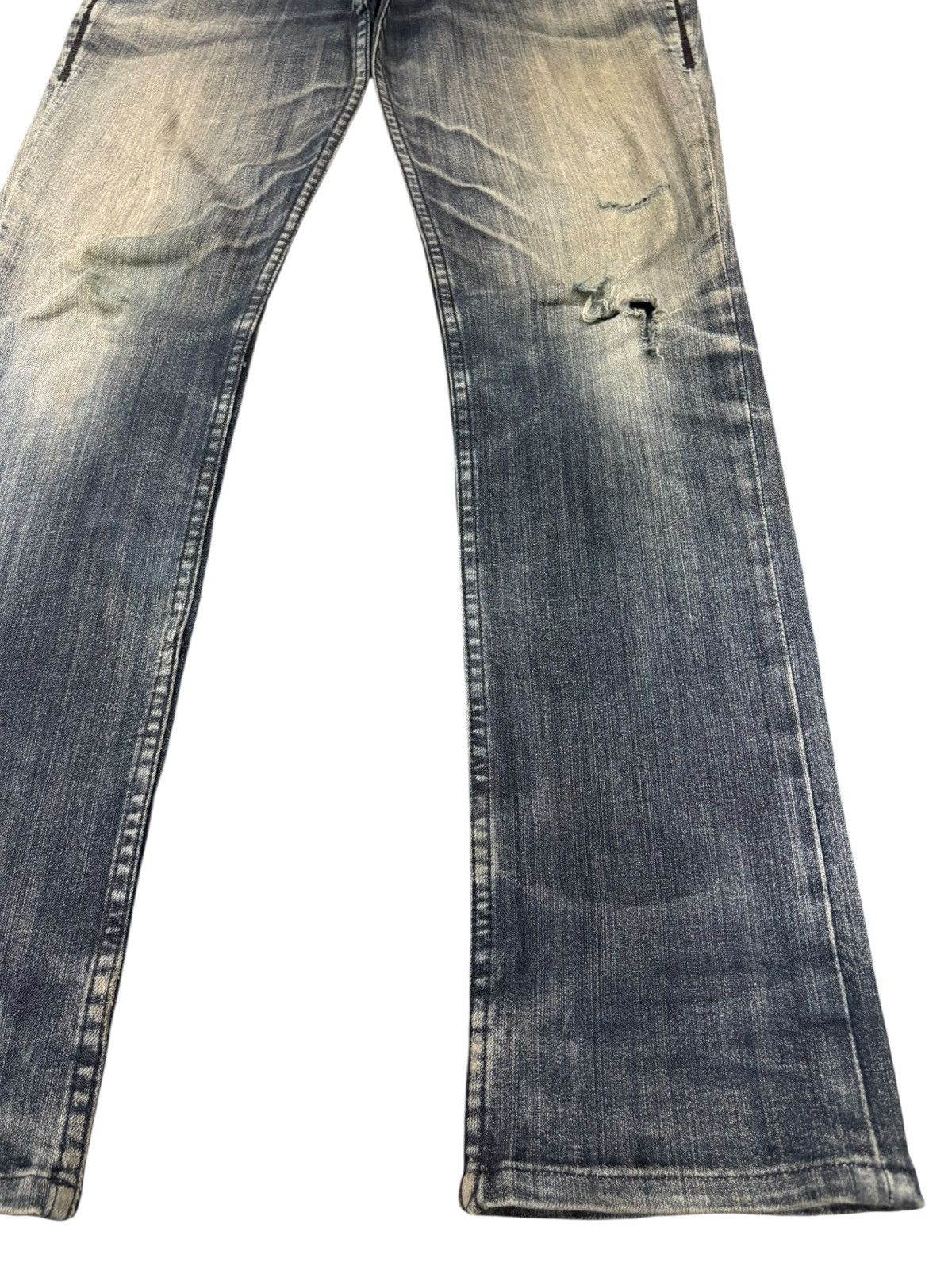 Japanese Brand Vintage Japanese Brand Mud Wash Distressed Jeans Size US 32 / EU 48 - 7 Thumbnail