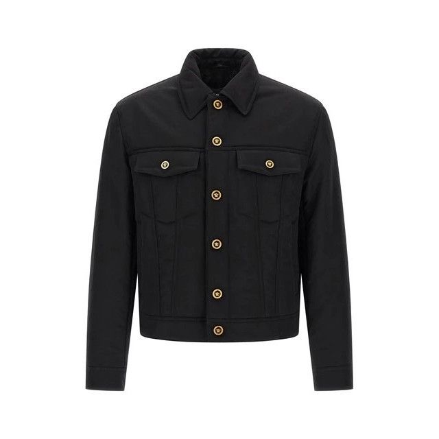 Versace VERSACE Black Medusa Buttons Jacket New & Authentic (Men's s Size US XL / EU 56 / 4 - 1 Thumbnail