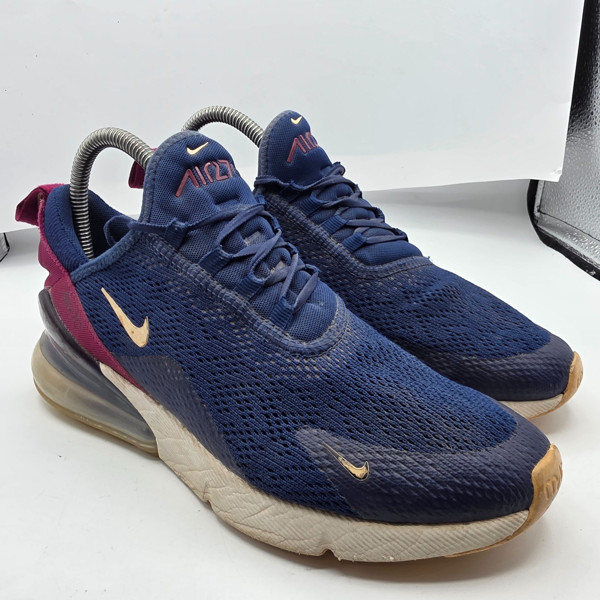 Nike Nike Air Max 270 Womens Size 7.5 Blue Void Purple Athletic S Size US 7.5 / IT 37.5 - 1 Thumbnail