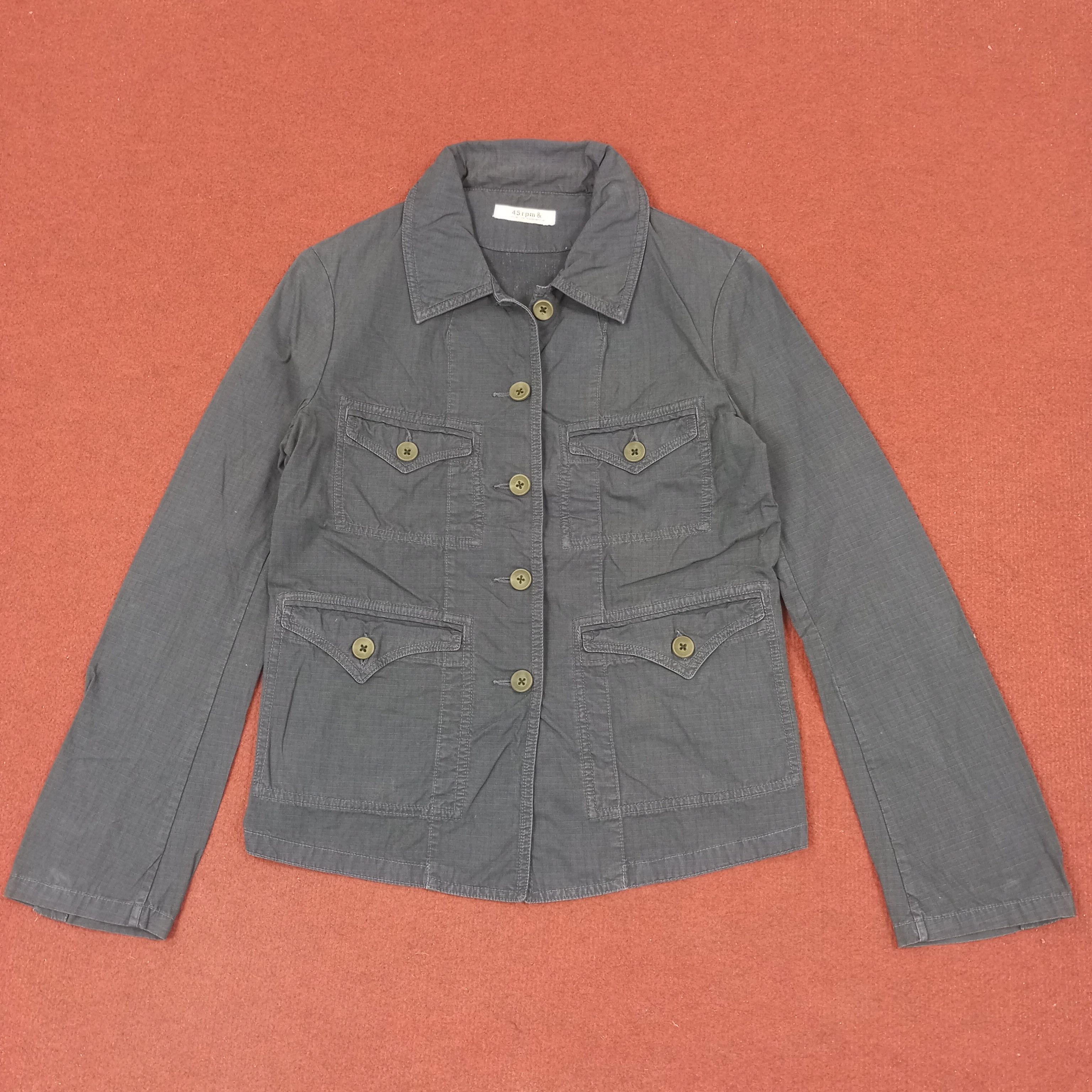 45rpm × Vintage 45rpm X Custom Skulls Art Japanese Brand Jacket c215n7 Size US XS / EU 42 / 0 - 4 Thumbnail